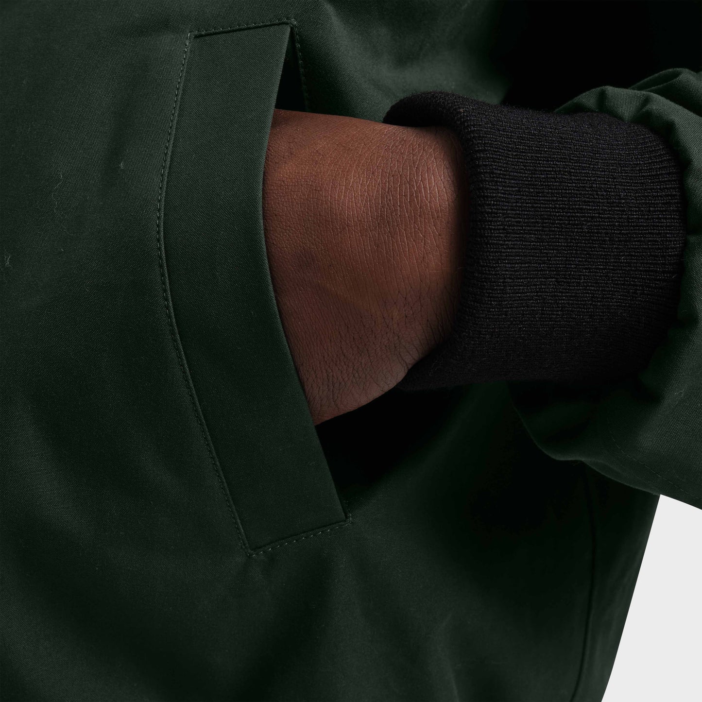 OMEN Jacke Appel Oxford Steppfutter am model