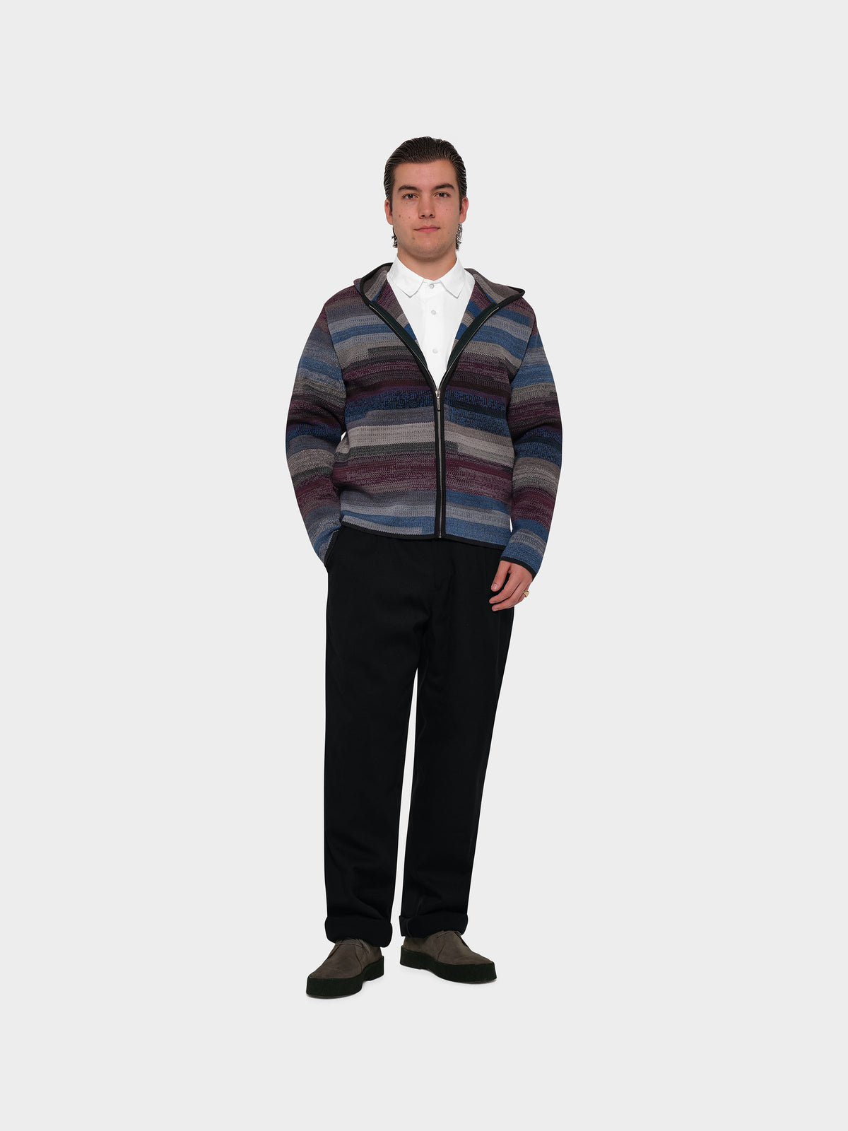 OMEN Strickjacke Philipp São Paulo am model