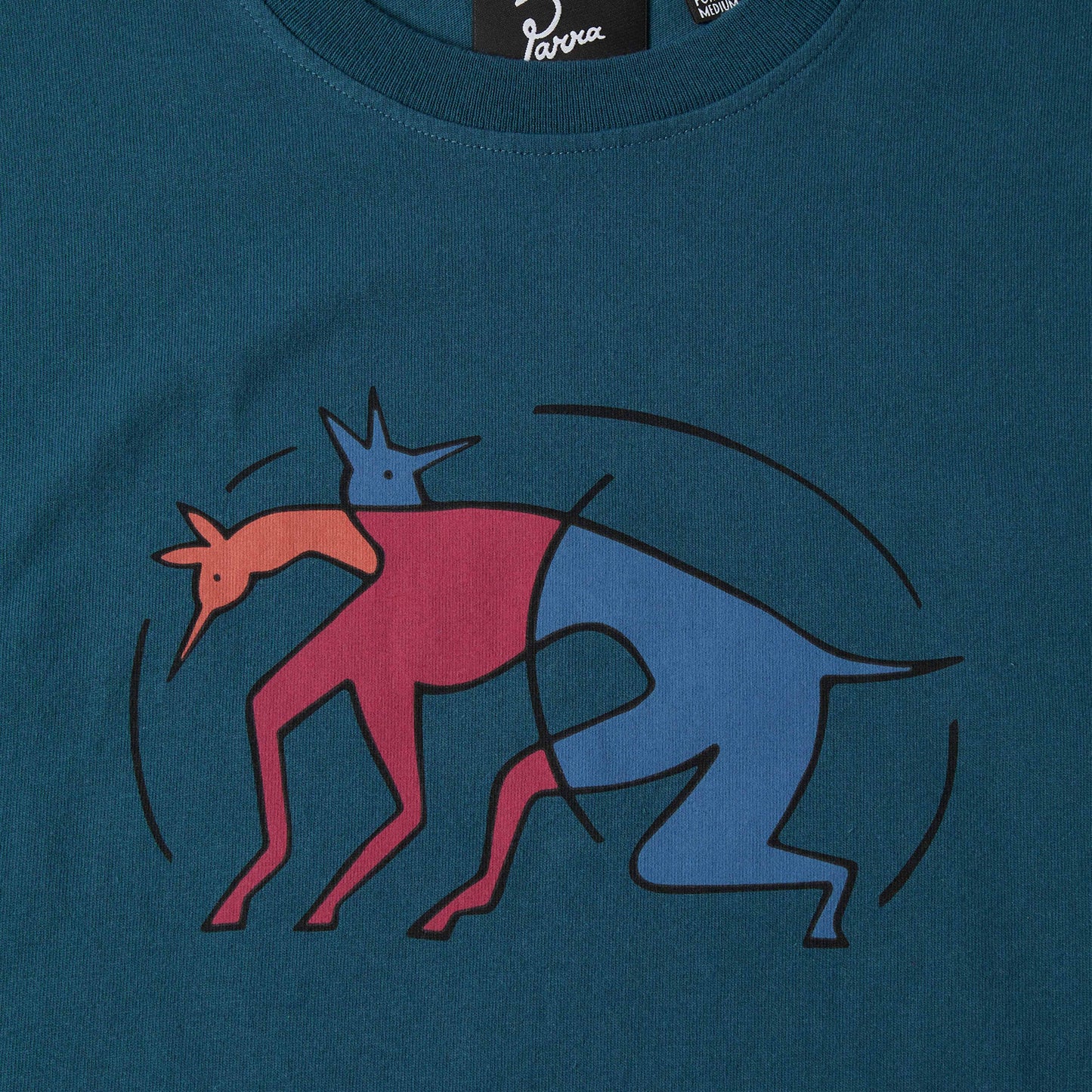 byParra The Zoomies T-Shirt Mallard Green in Farbe mallard_green