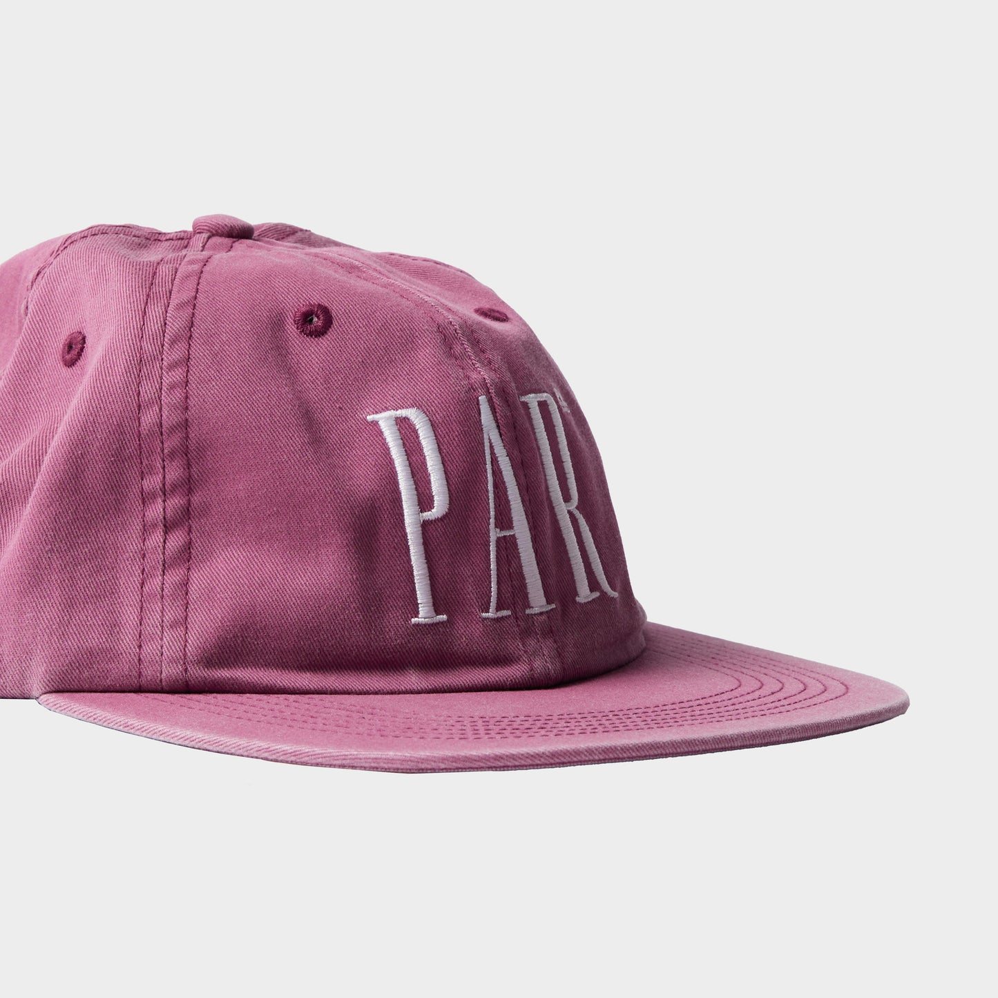 byParra Store Logo 5 Panel Hat Berry in Farbe berry