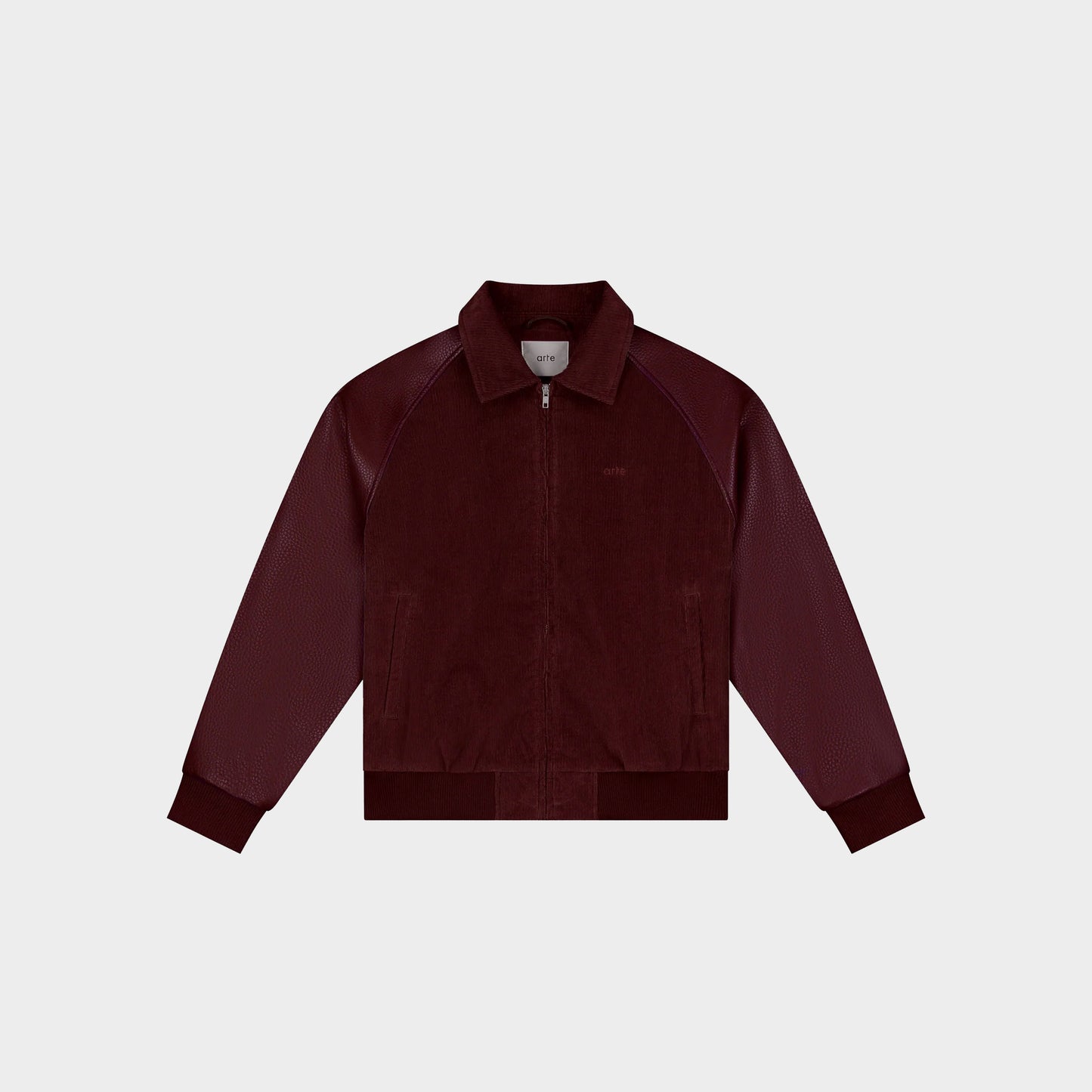 Arte Antwerp Varsity Jacket - Bodeaux in Farbe bordeaux