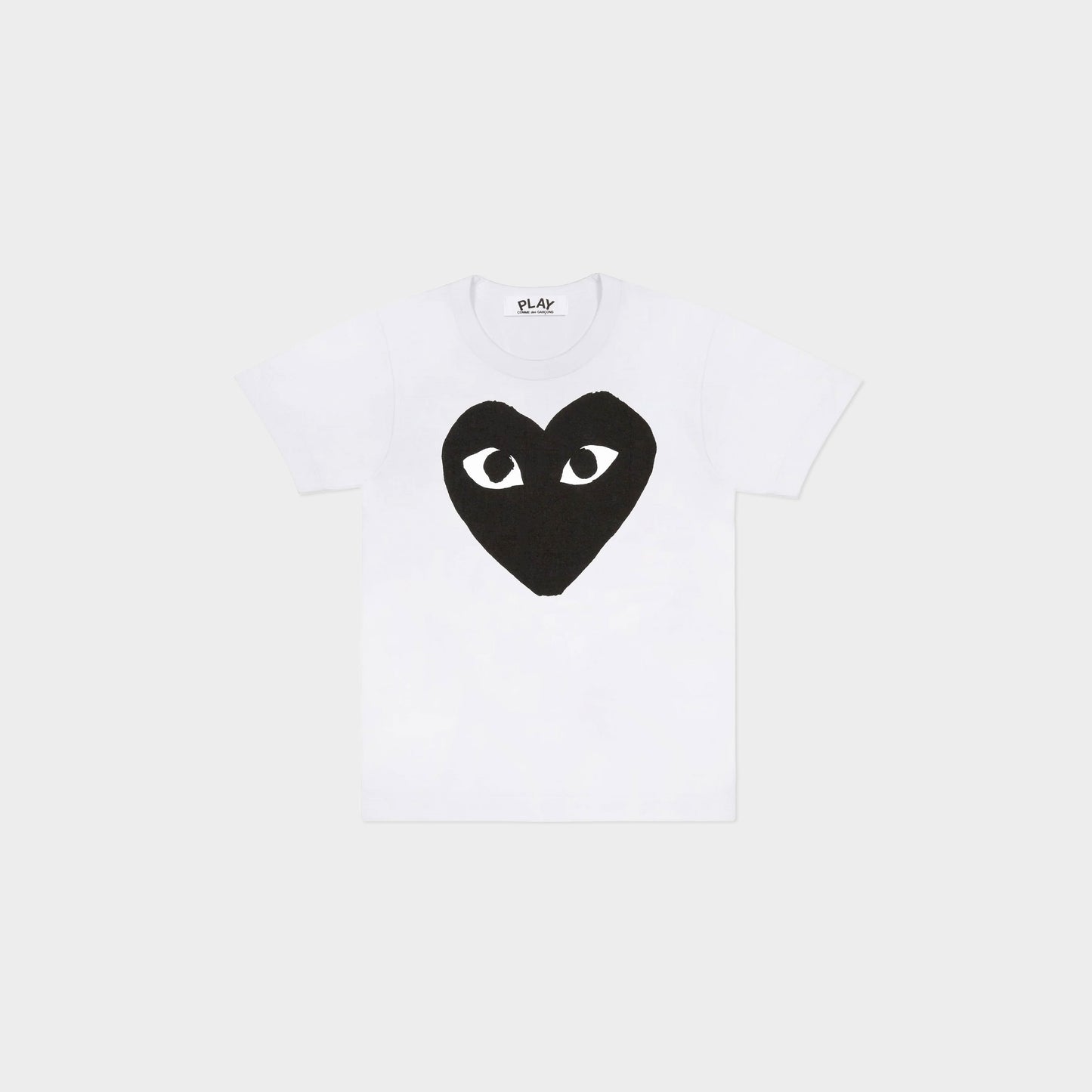 Comme des Garçons T-Shirt Logo Print Knit in Farbe white