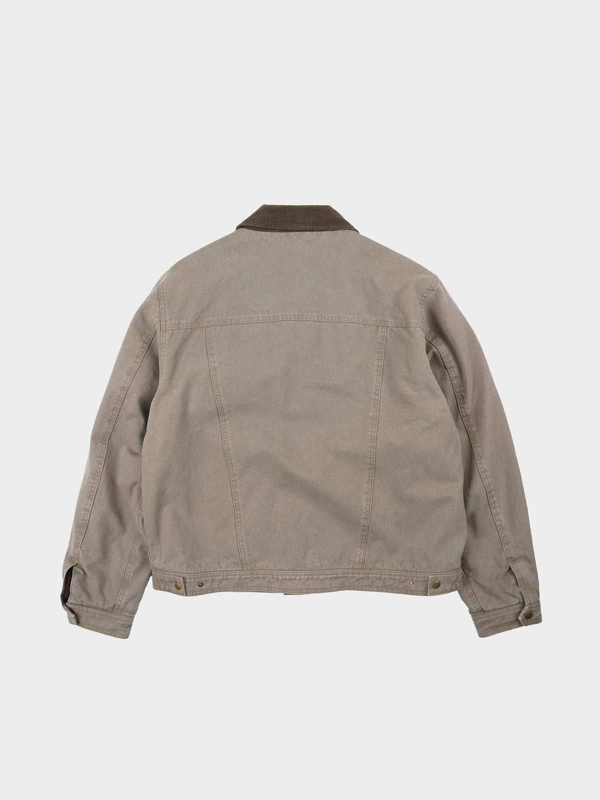 Frizmworks Heavy Canvas Storm Trucker Jacket in Farbe mud