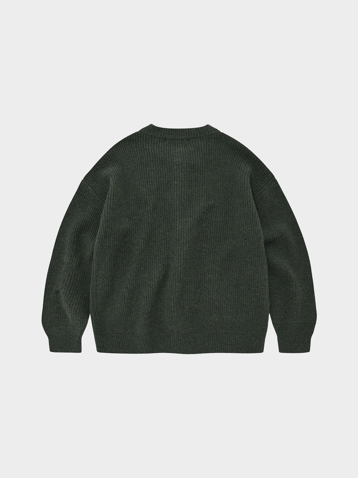 Frizmworks Heavy Wool Round Cardigan in Farbe forest_green