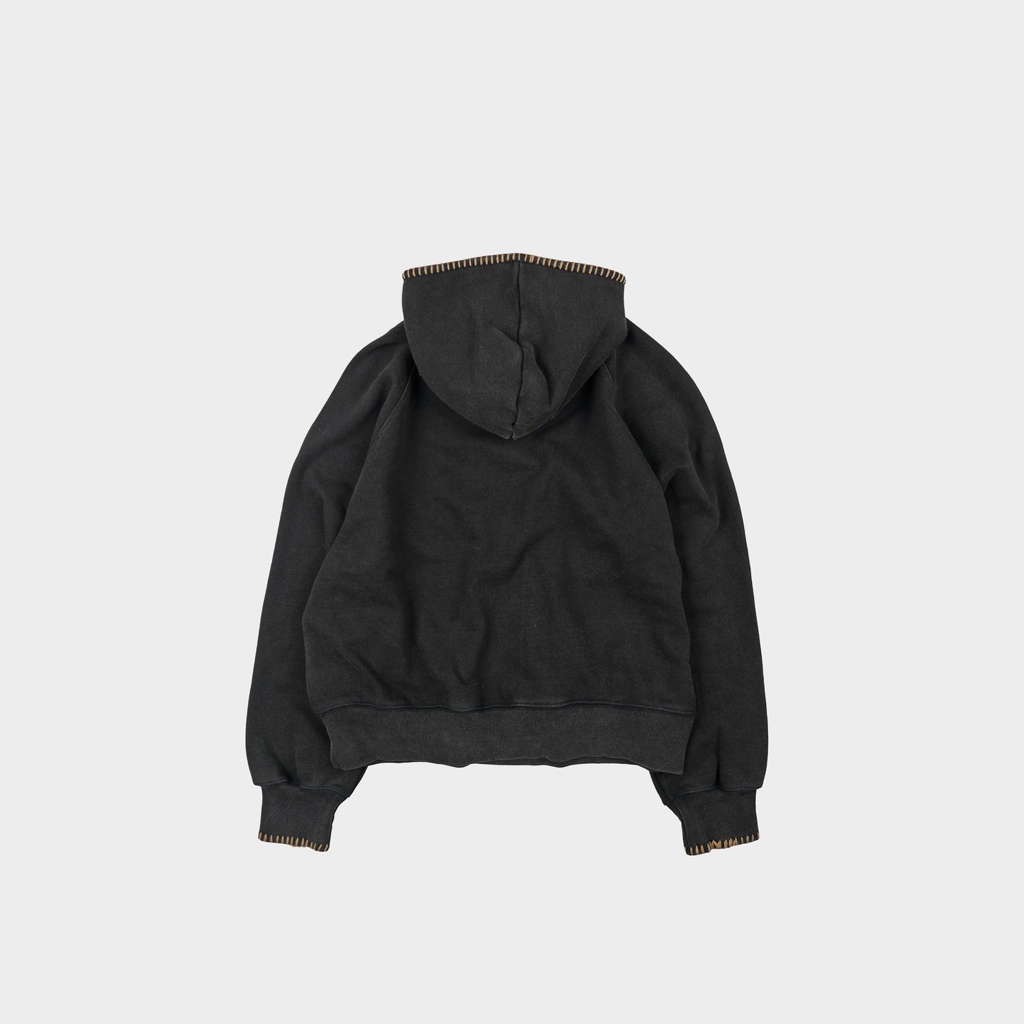 Frizmworks Needle Stitch Pullover Hoody in Farbe black_brown