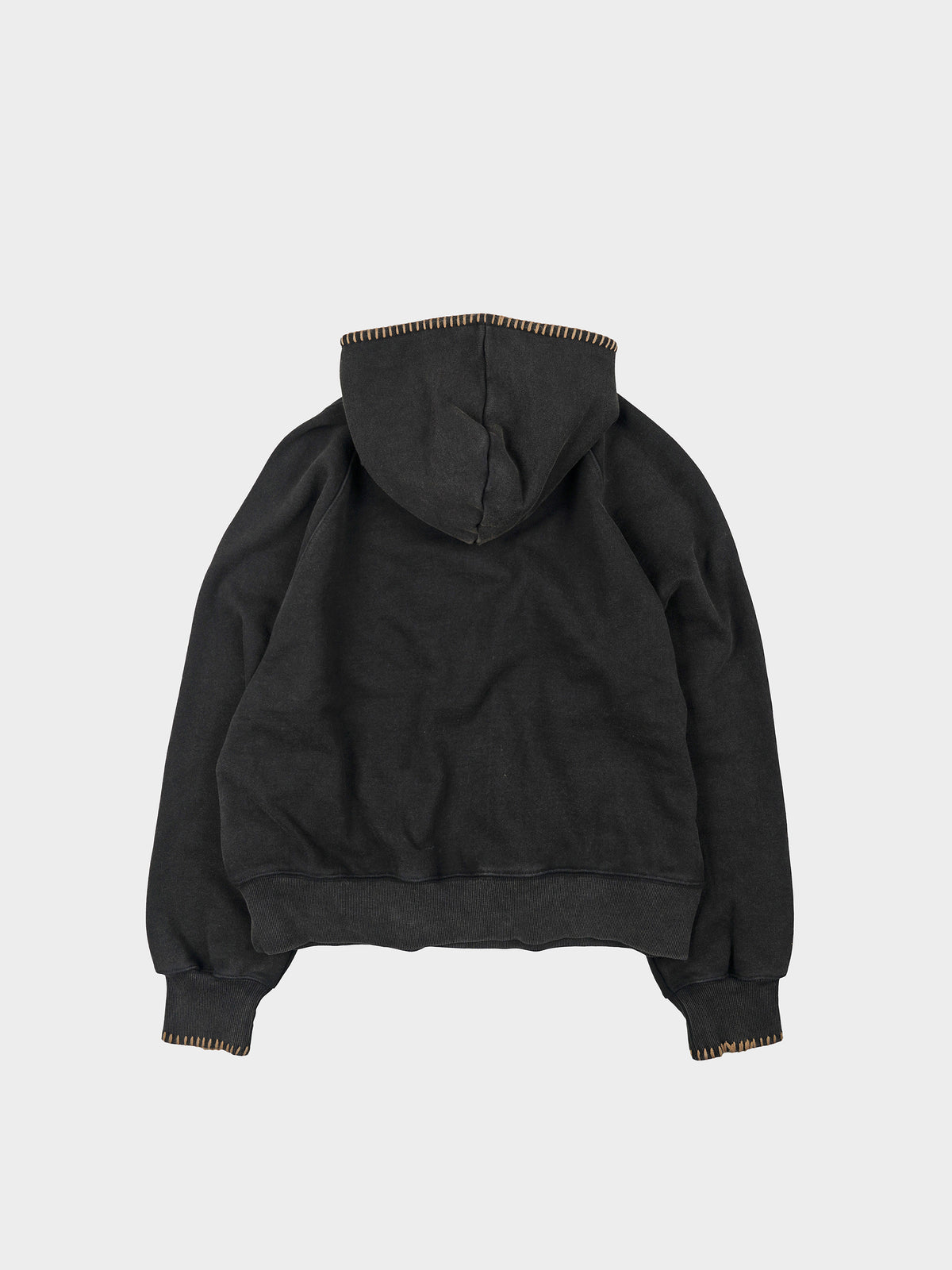 Frizmworks Needle Stitch Pullover Hoody in Farbe black_brown
