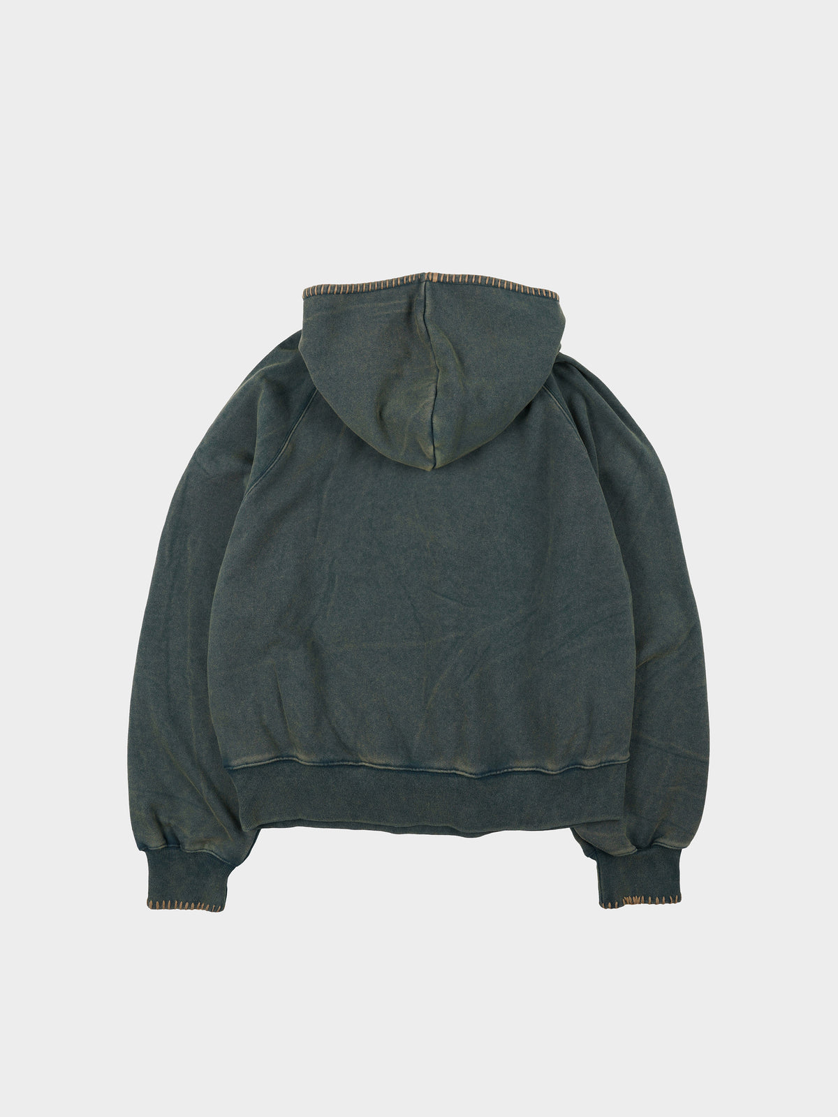 Frizmworks Needle Stitch Pullover Hoody in Farbe vintage_green