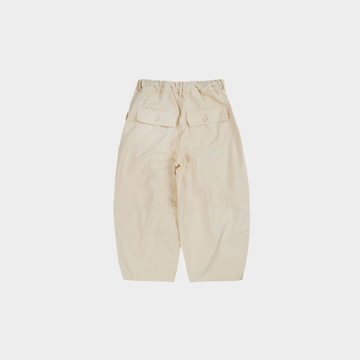 Frizmworks Twill Balloon Pants in Farbe ivory