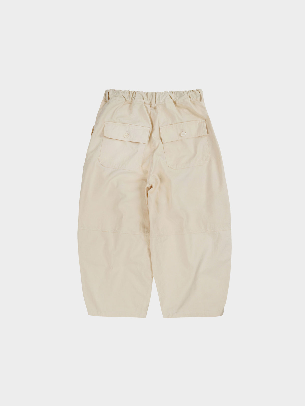 Frizmworks Twill Balloon Pants in Farbe ivory