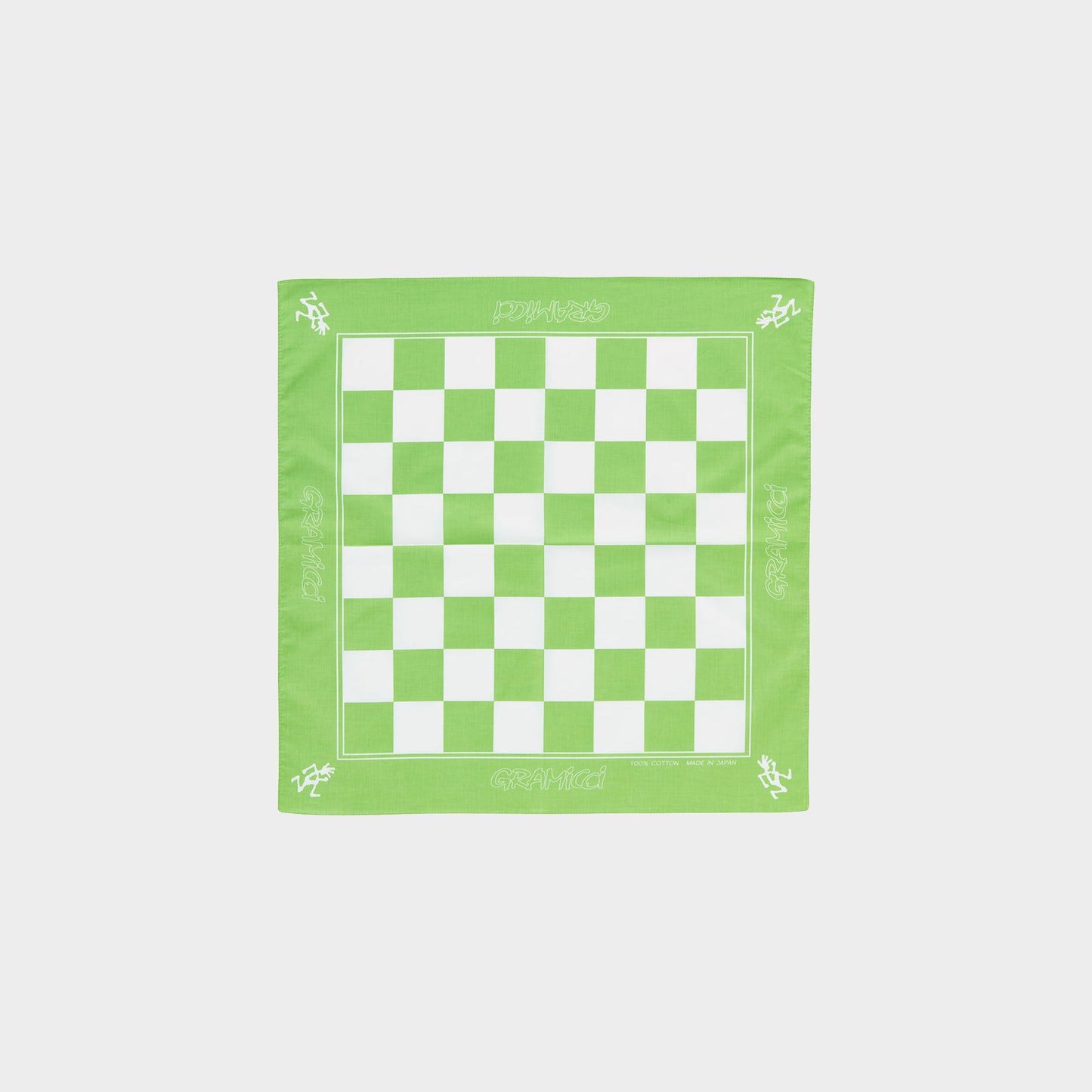Gramicci Checkers Bandana in Farbe lime