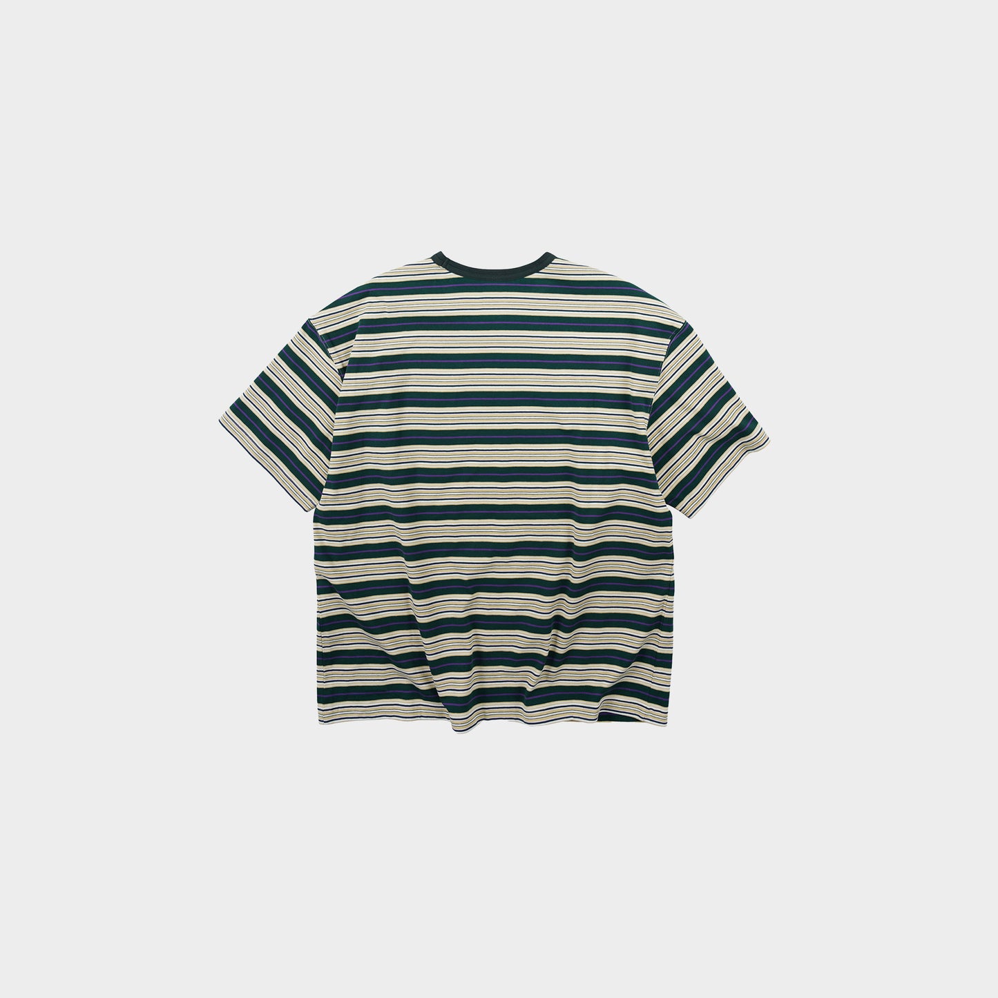 Frizmworks Horizon Stripe Half Tee in Farbe dark_green