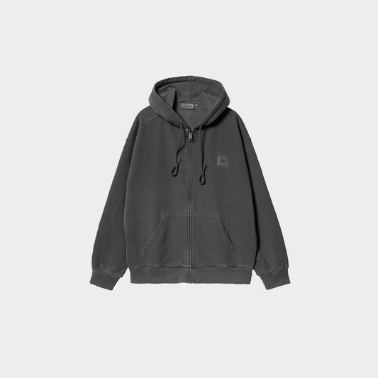 Carhartt WIP Hooded Nelson Jacket in Farbe charcoal