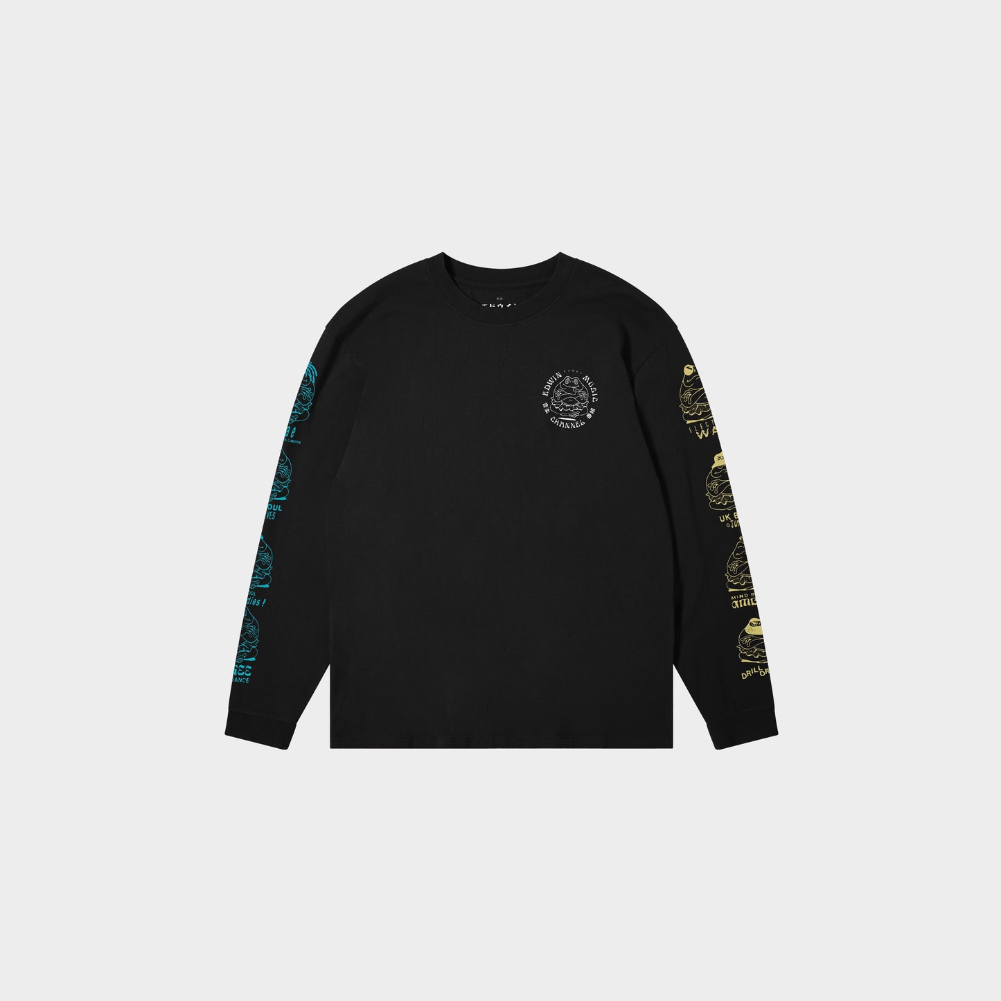 Edwin Music Channel TS LS in Farbe black
