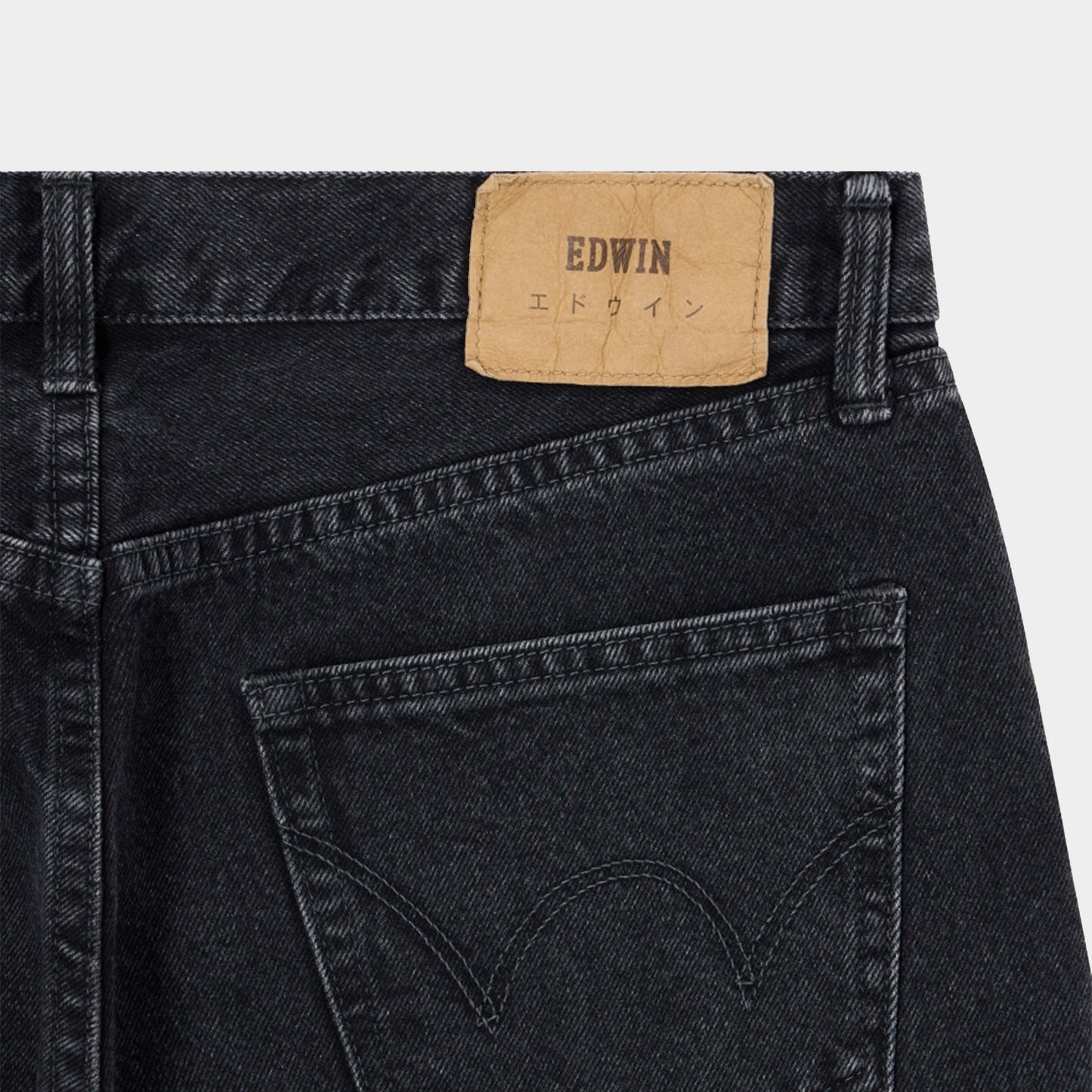Edwin I035082 Regular Tapered Jeans in Farbe black_dark_used