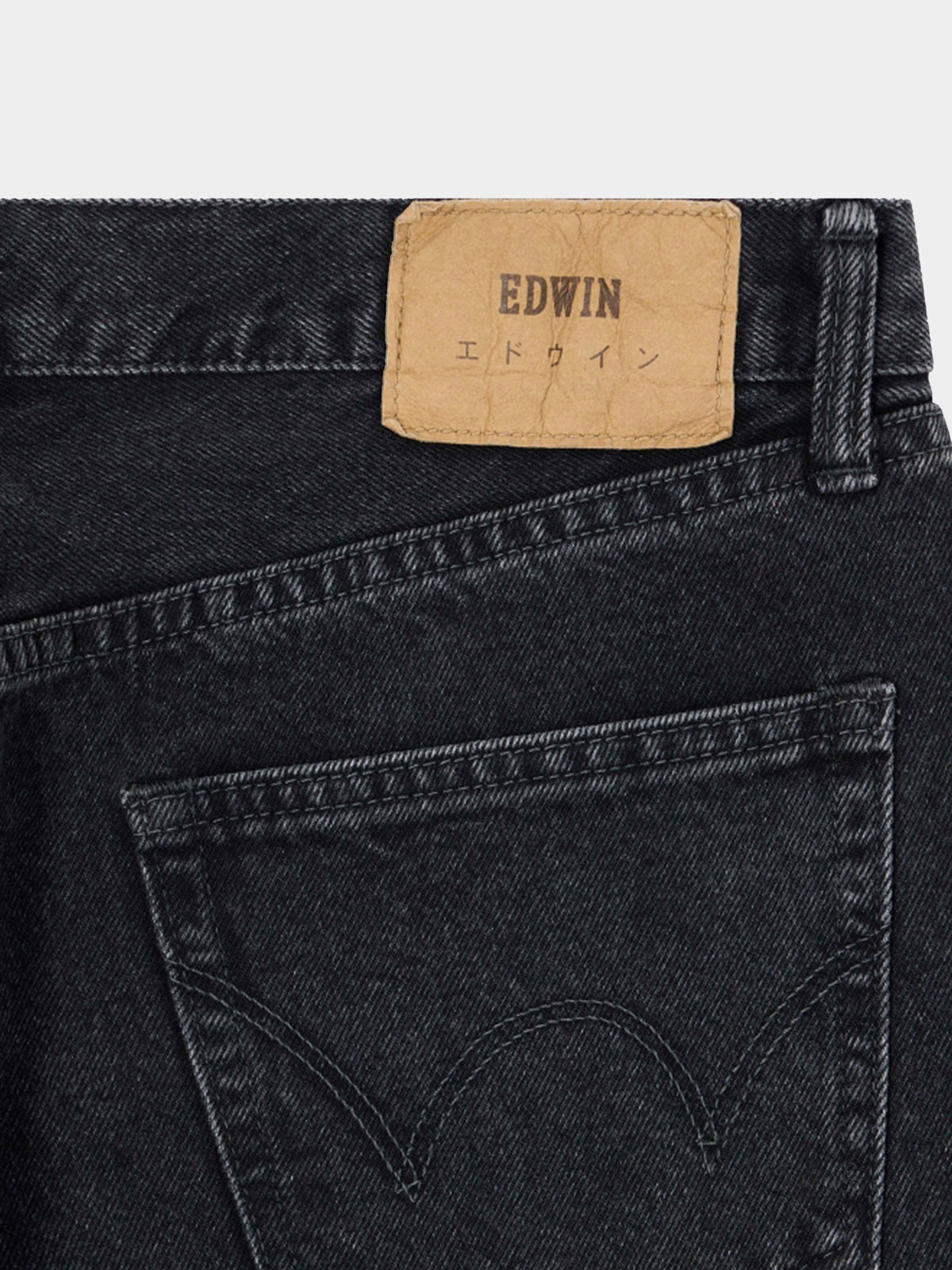 Edwin I035082 Regular Tapered Jeans in Farbe black_dark_used