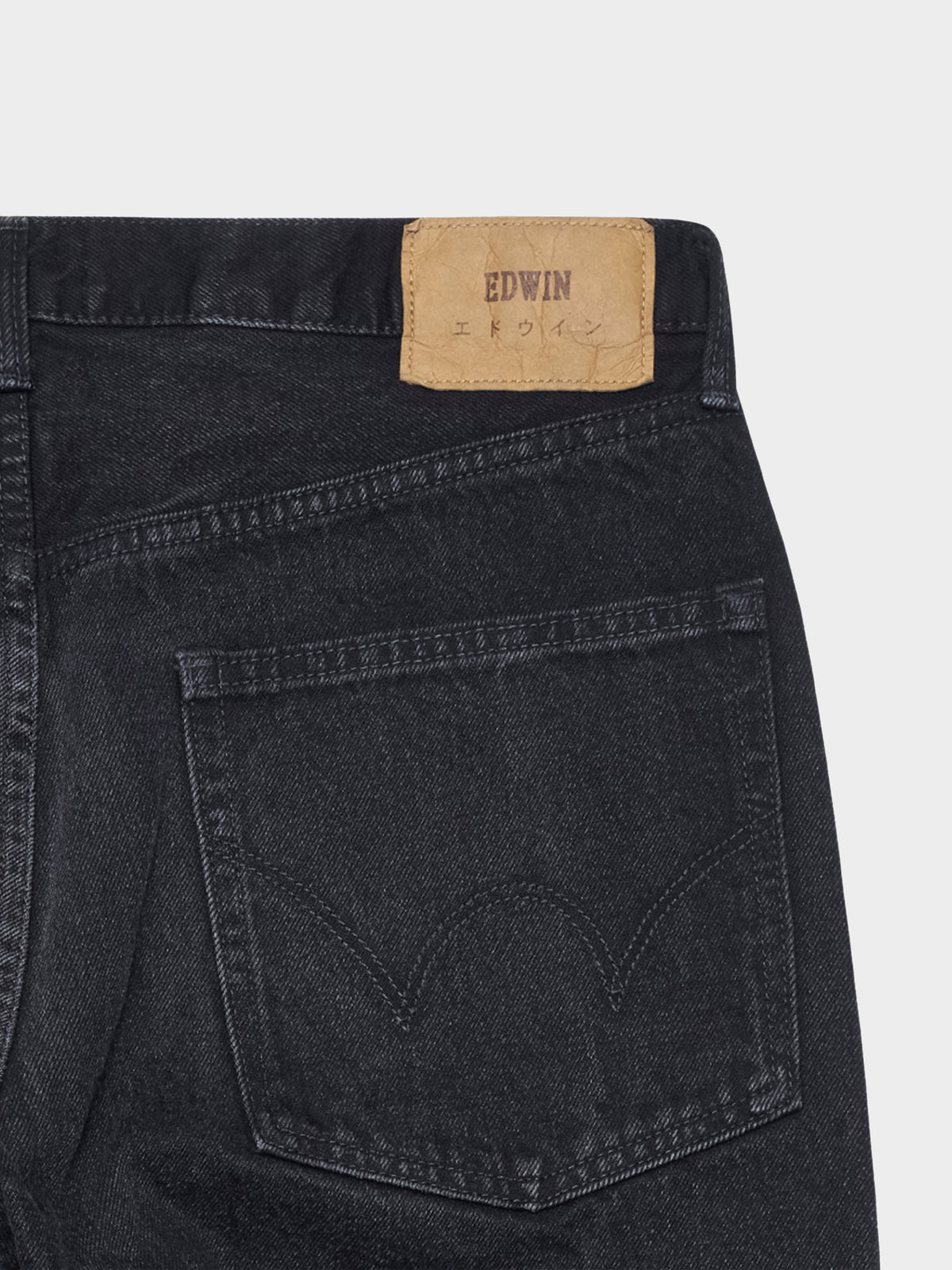 Edwin I035105 Wide Pant - Black Deep Dark Used in Farbe black_deep_dark_used