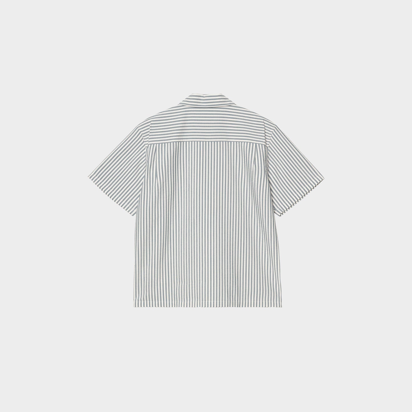 Carhartt WIP S/S Leavel Shirt in Farbe blue_river