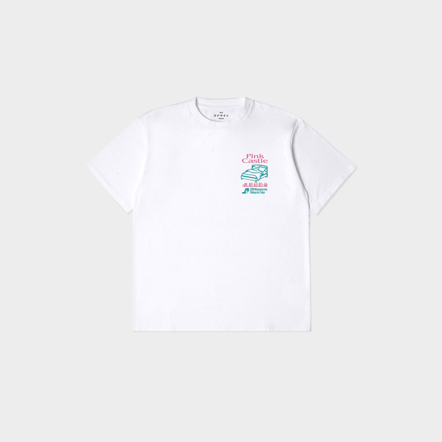 Edwin Pink Castle TS in Farbe white