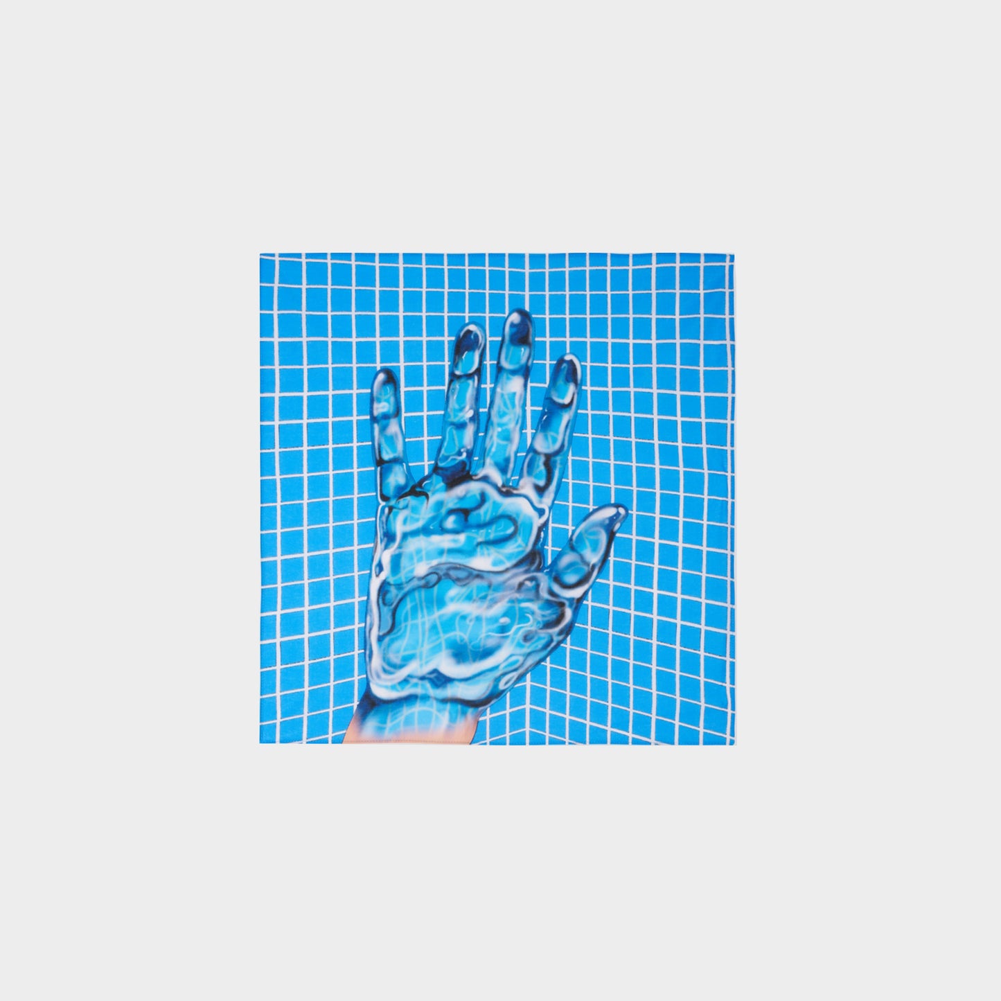 Edwin Miki Kim Bandana in Farbe blue