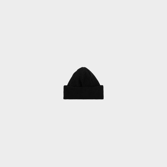 Jackman Waffle Knit Cap in Farbe black