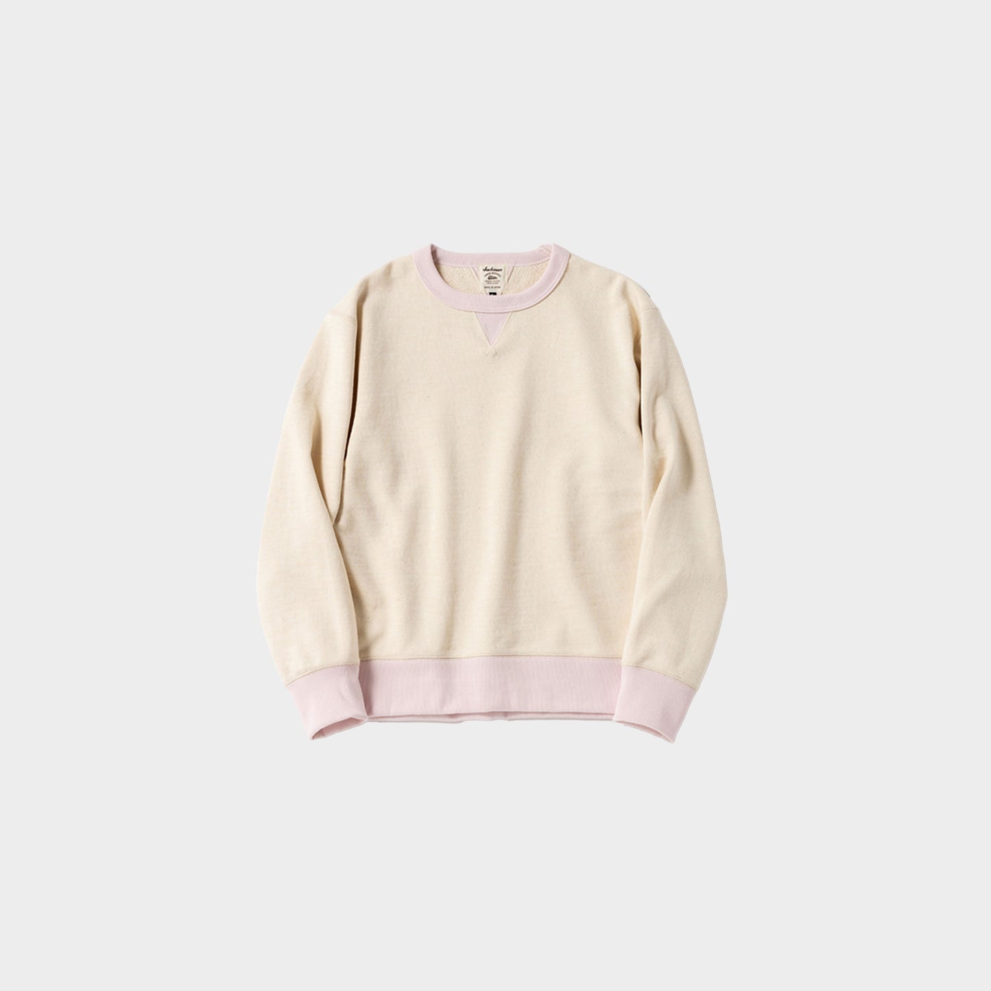 Jackman GG Sweat Crewneck Dry Purple in Farbe ecru_pink