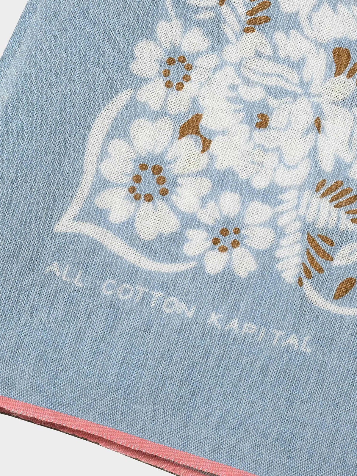 Kapital Bandana Garden Patchwork in Farbe sax