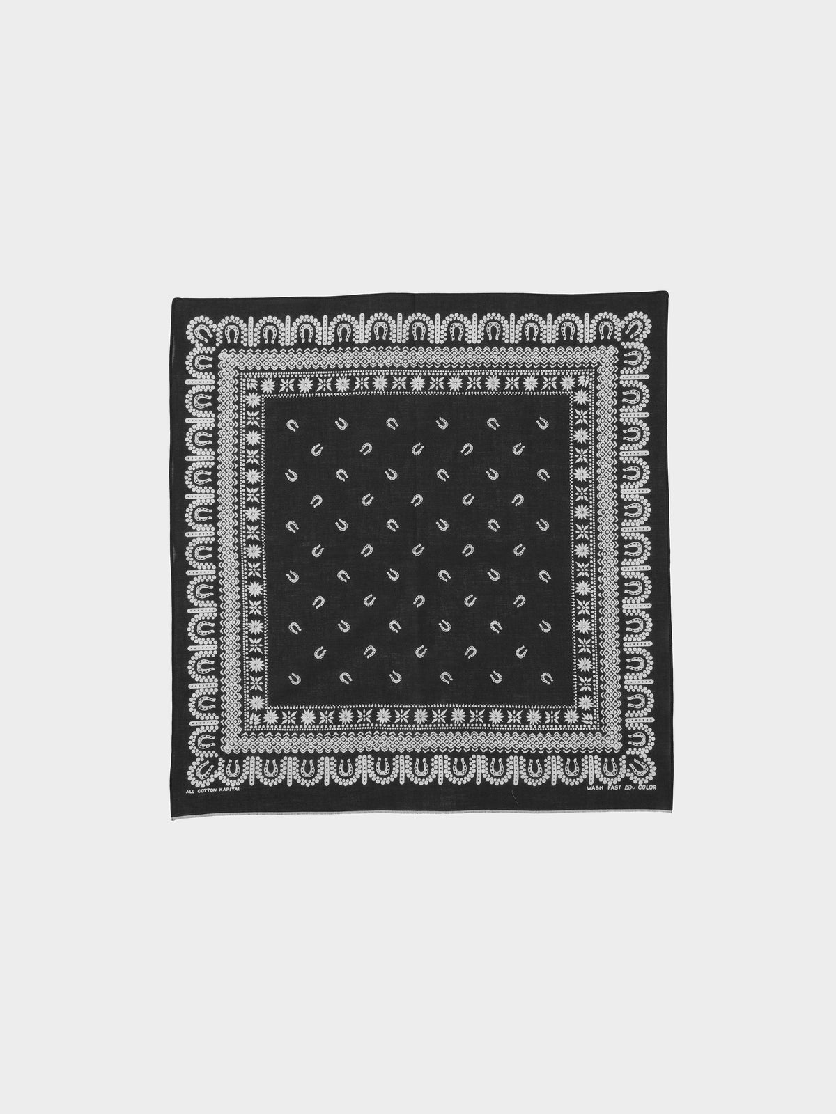 Kapital Bandana Horse Shoe in Farbe black