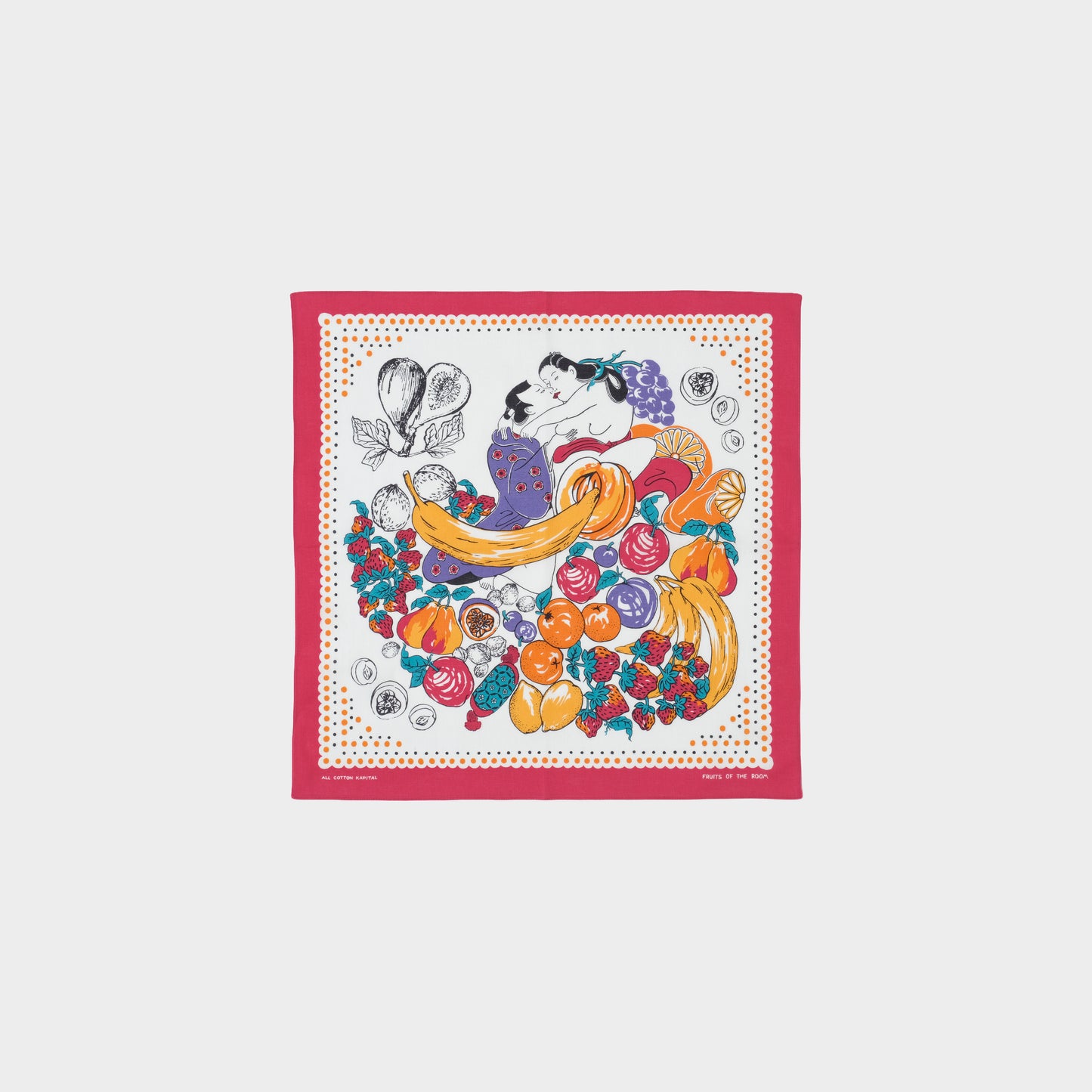 Kapital Bandana Fruit Shunga in Farbe pink