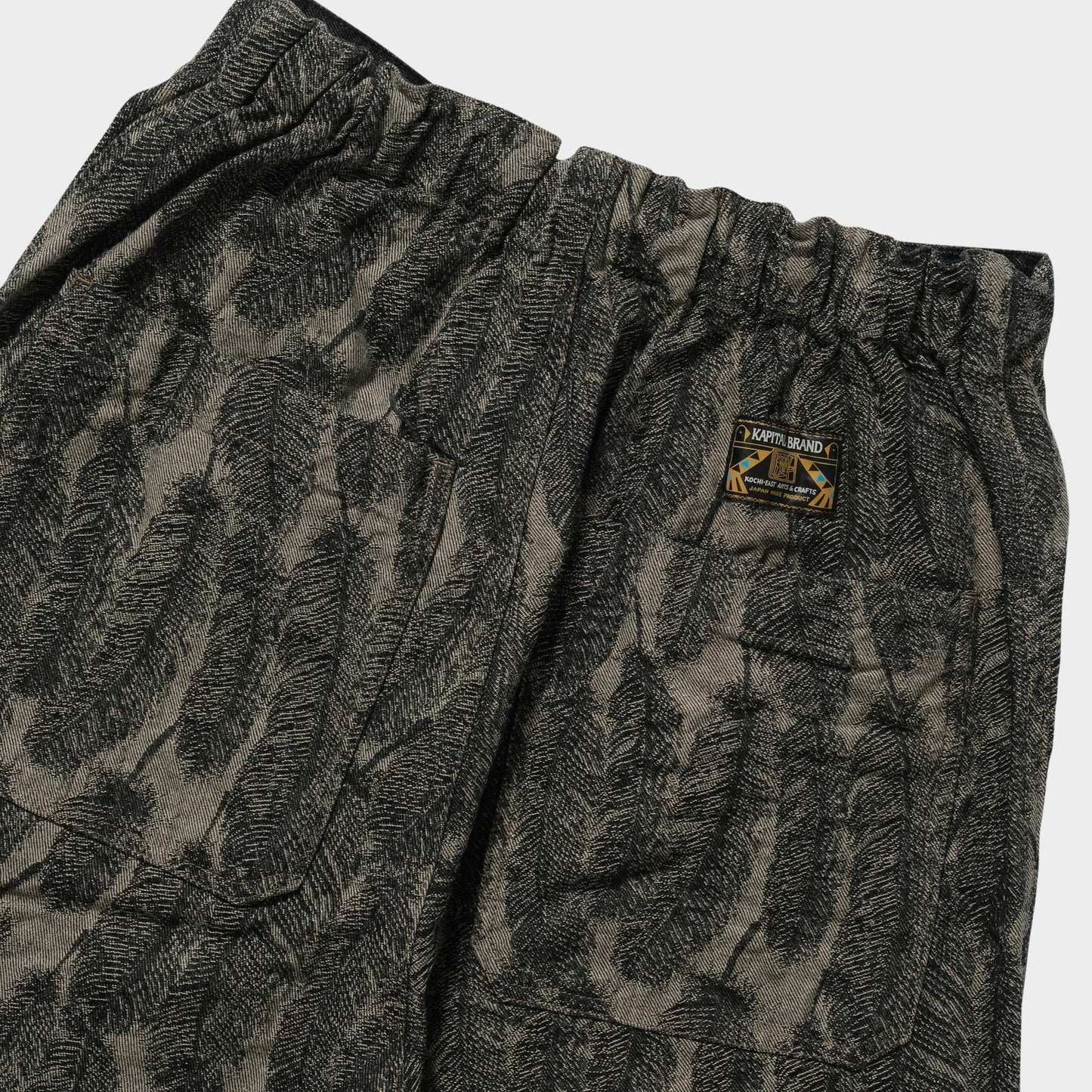 Kapital 12oz Magpie Shorts in Farbe BLKB