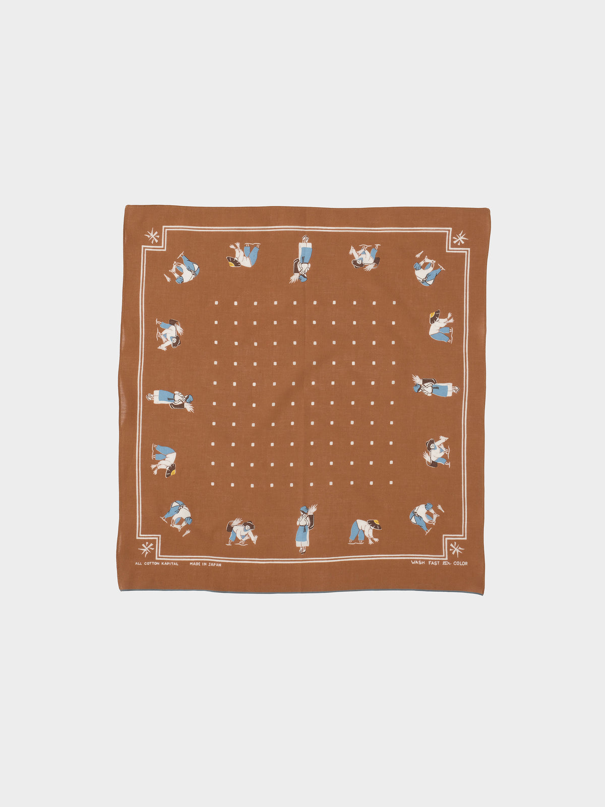Kapital Bandana Rice Seeding in Farbe brown