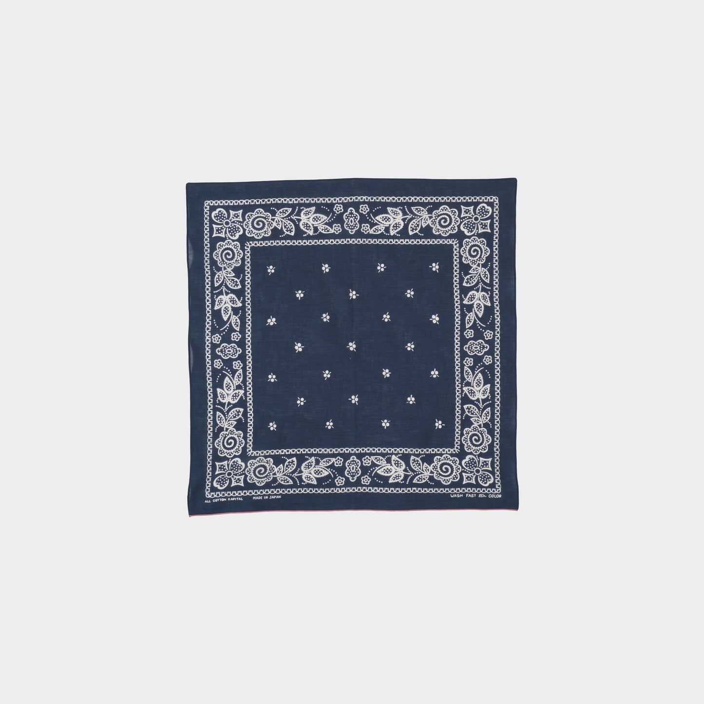 Kapital Bandana Escargot Flower in Farbe navy
