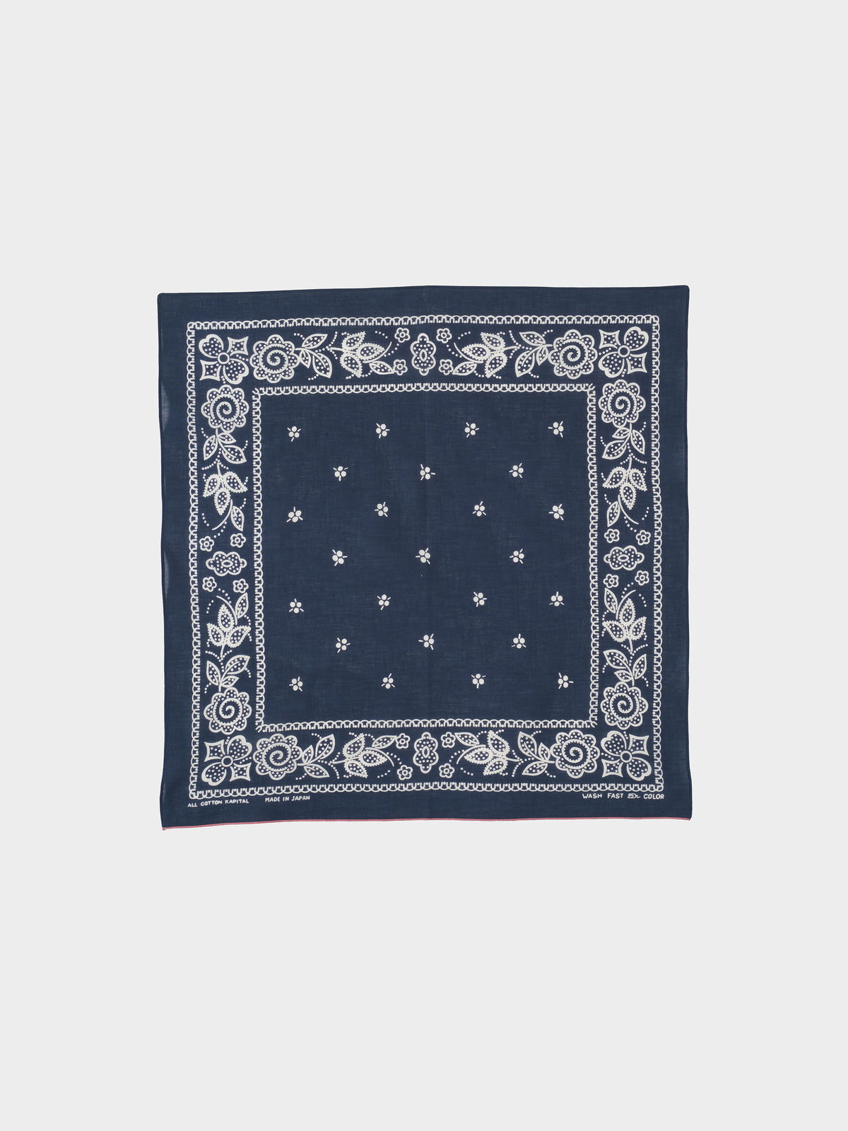 Kapital Bandana Escargot Flower in Farbe navy