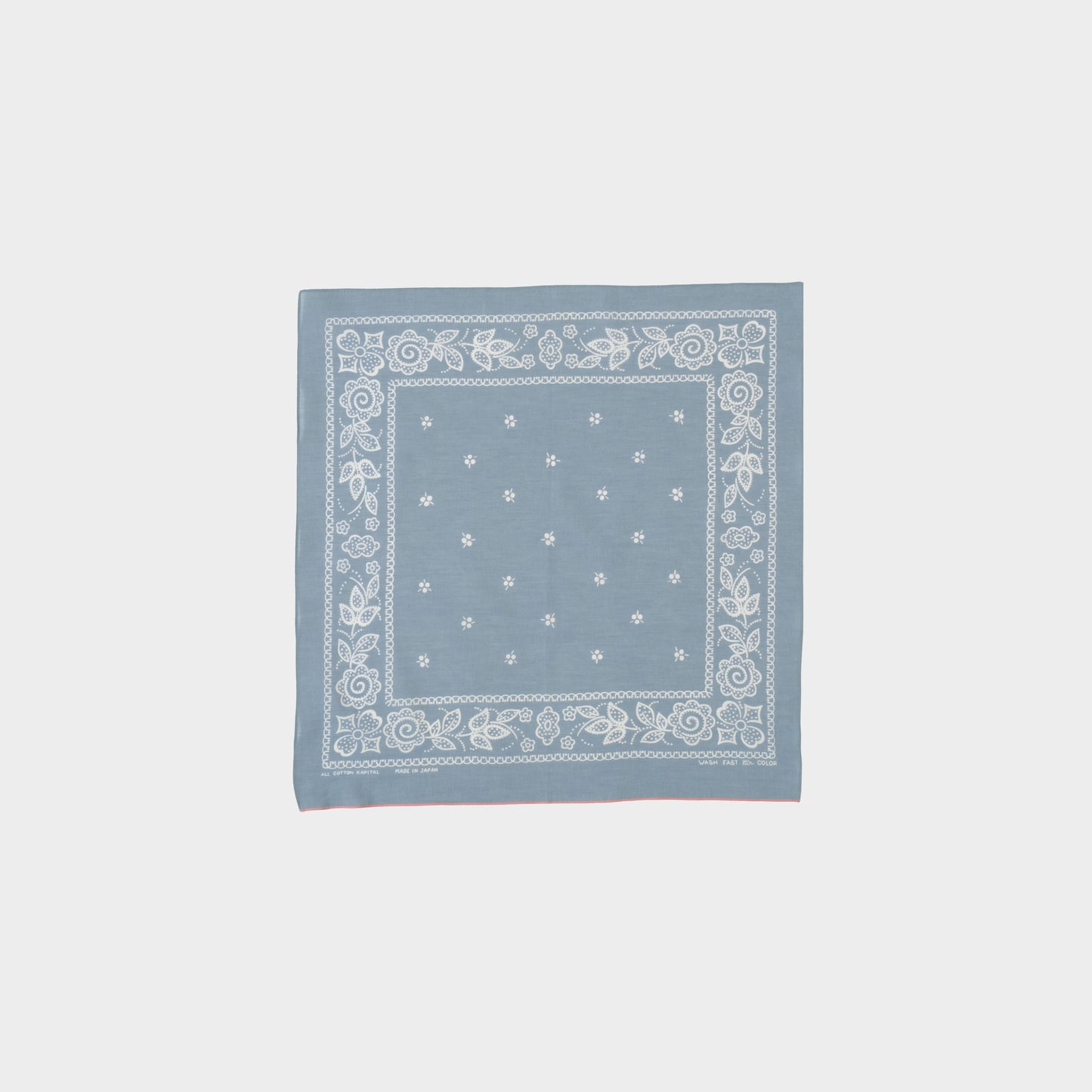 Kapital Bandana Escargot Flower in Farbe sax