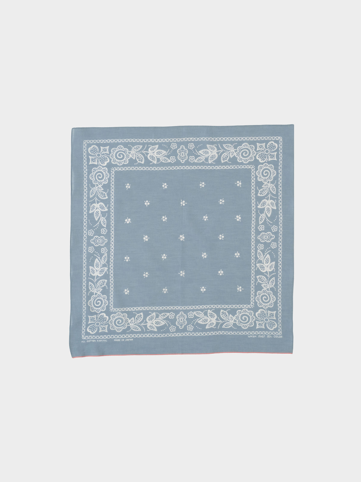 Kapital Bandana Escargot Flower in Farbe sax
