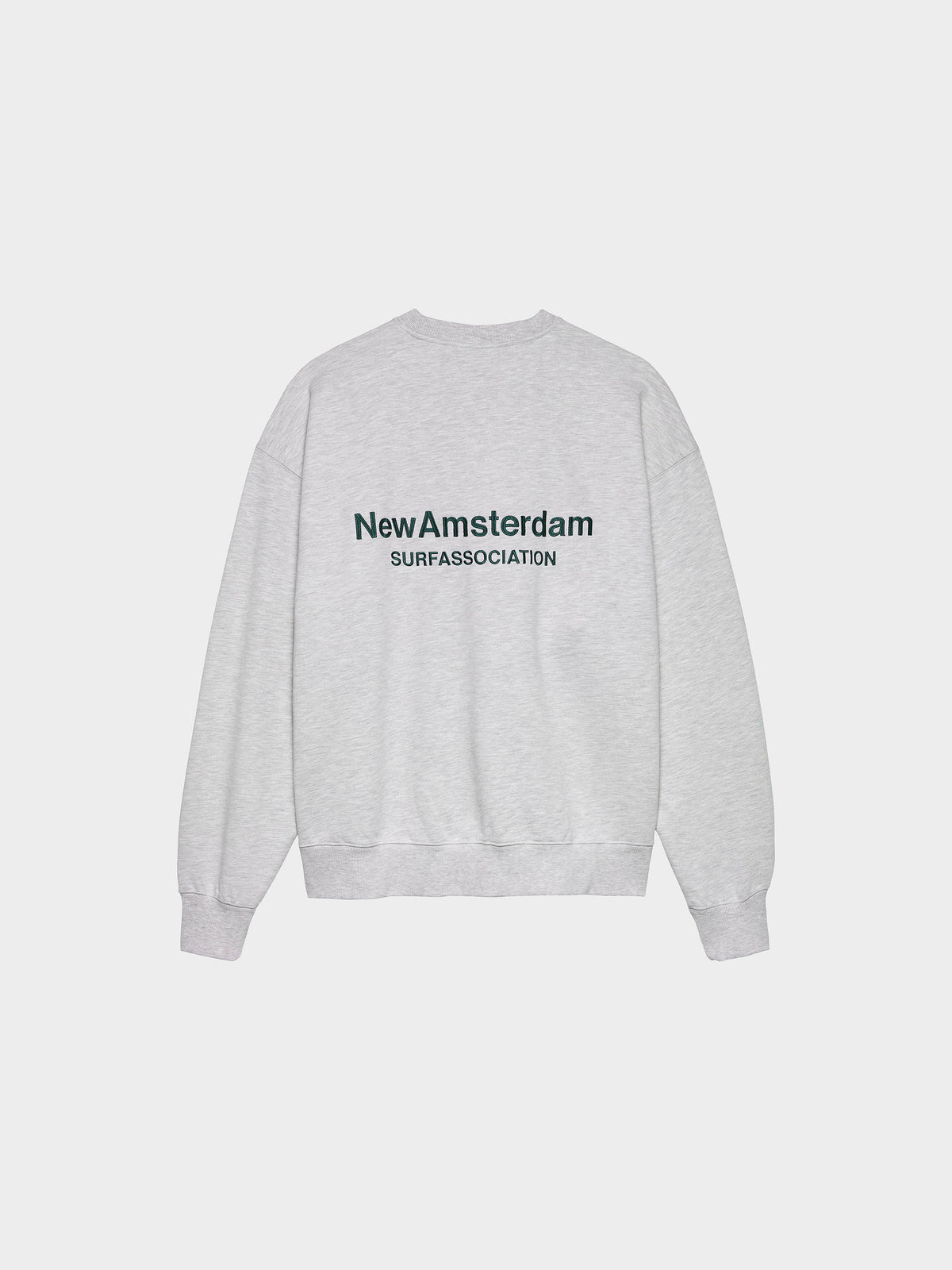 New Amsterdam Surf Association Logo Crewneck in Farbe grey_melange