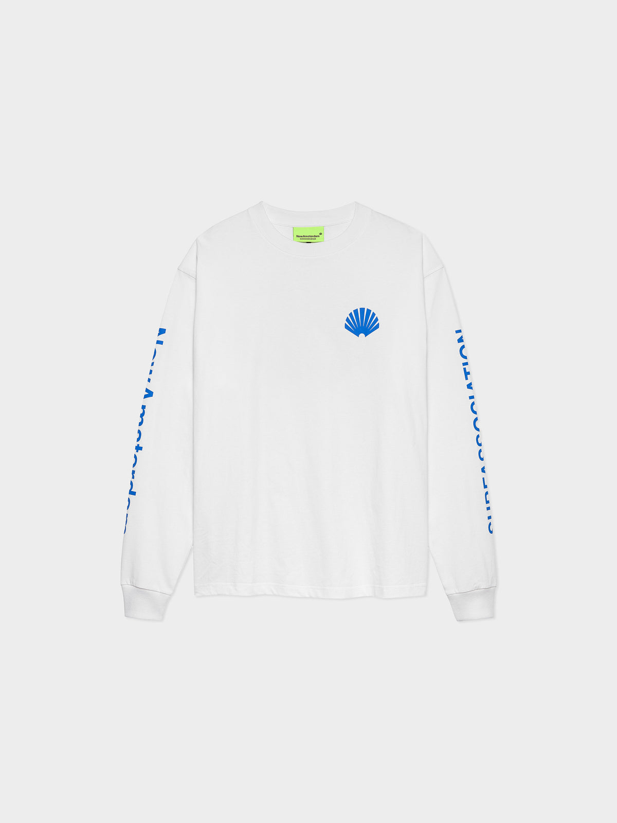 New Amsterdam Surf Association Logo Longsleeve White in Farbe white
