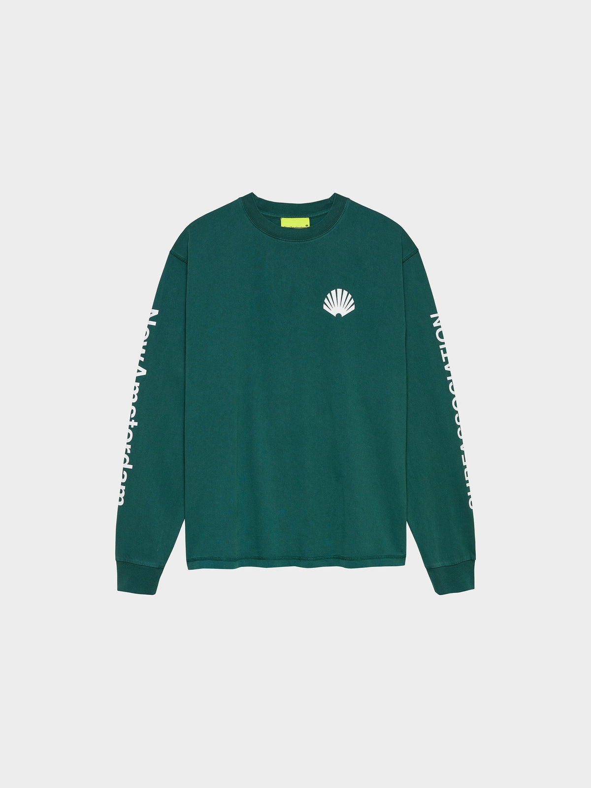 New Amsterdam Surf Association Logo Longsleeve in Farbe bottle_green