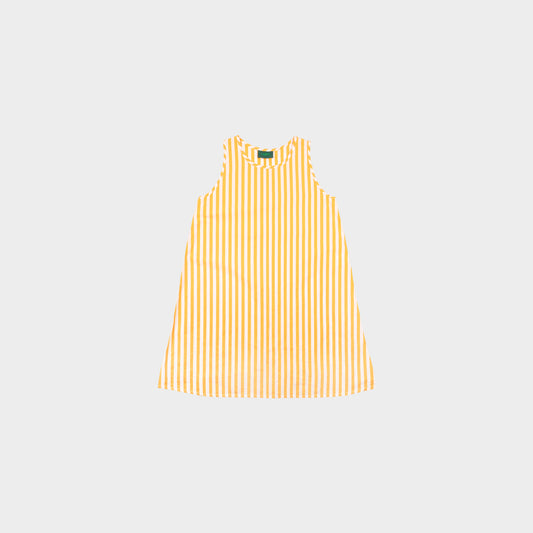 OMEN Kleid Sun CR-Epoque in Farbe gelb_weiß_gestreift
