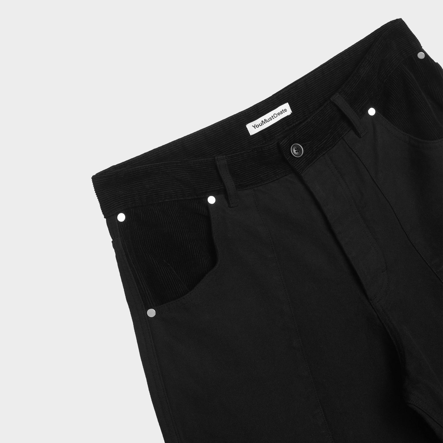 YMC Files Trousers in Farbe black
