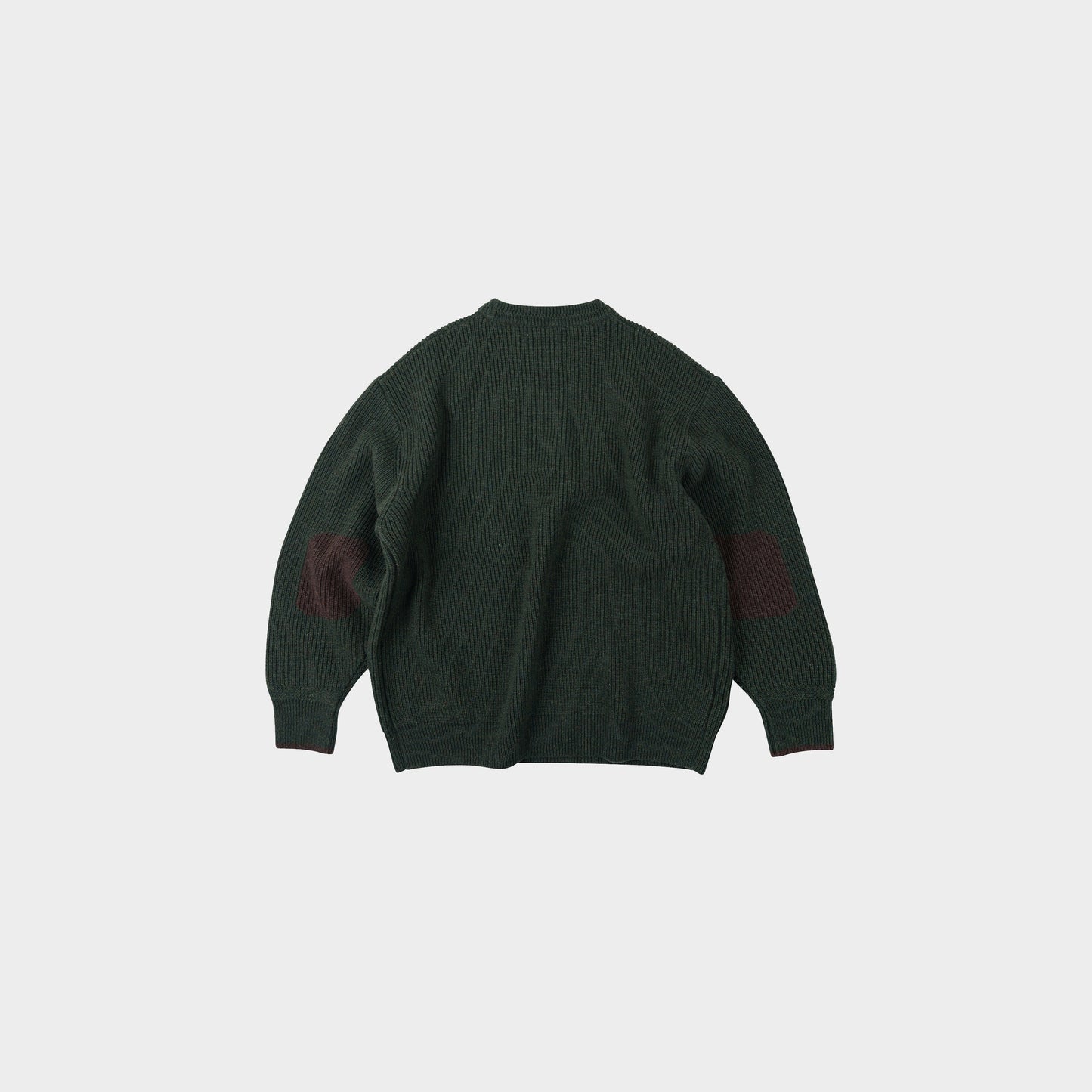 Frizmworks Patch Round Pullover Knit in Farbe forest_green