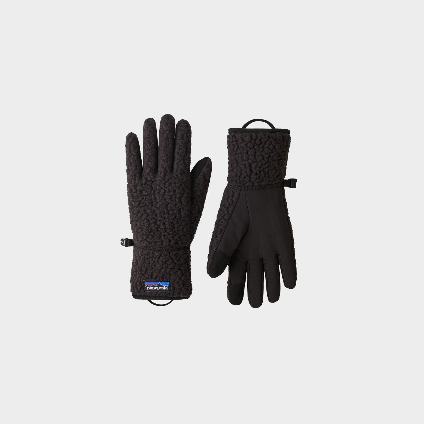 Patagonia Retro Pile Fleece Gloves in Farbe black