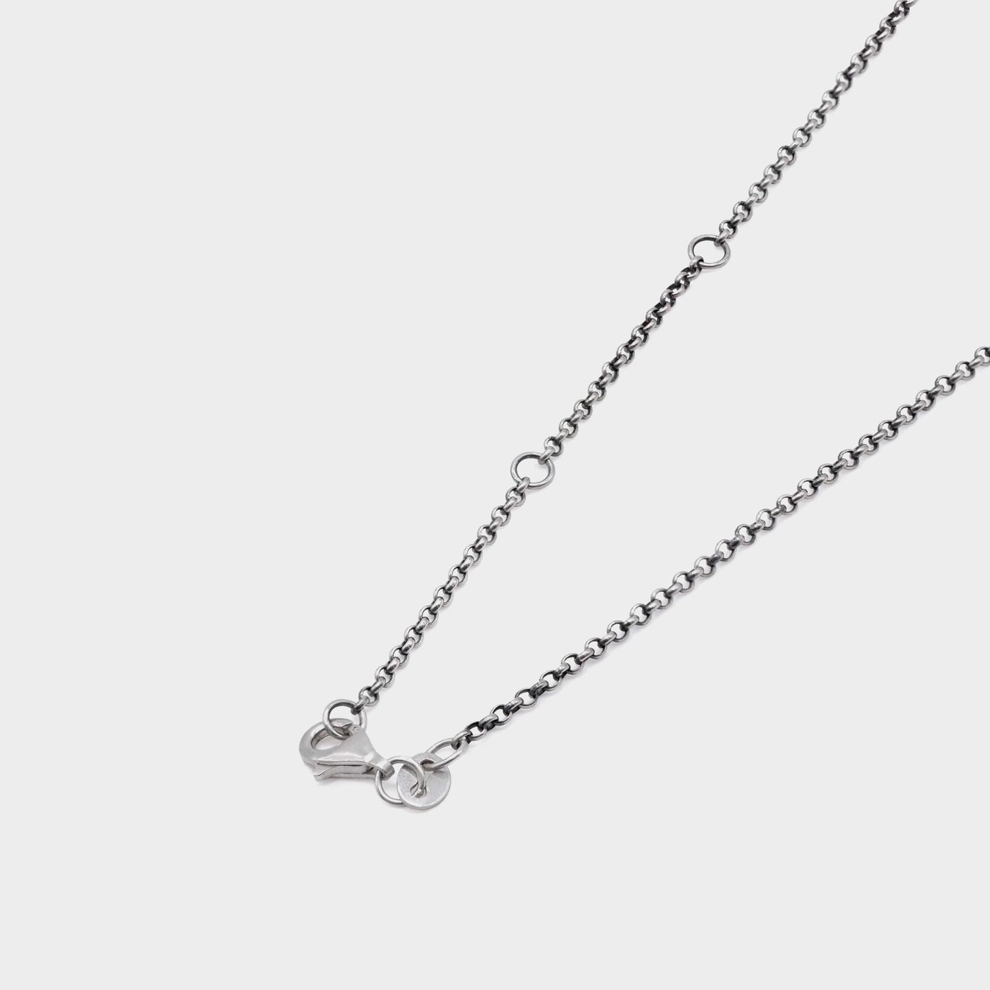 Serge Denimes Silver Cherub Necklace in farbe silver