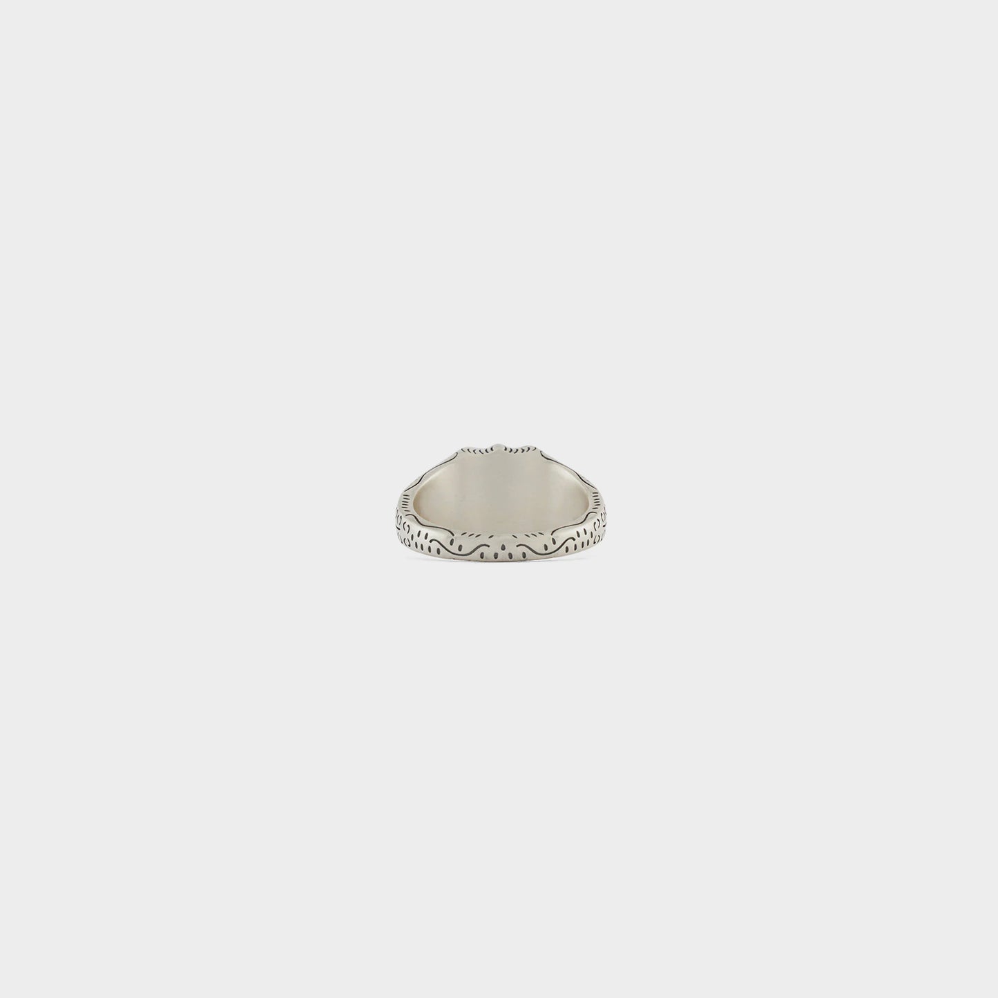 Serge DeNimes Silver Shield Ring in Farbe silver