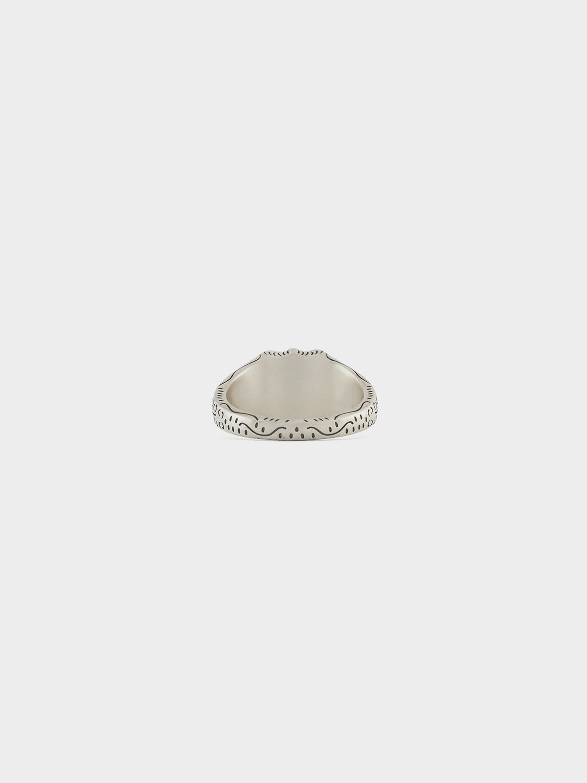 Serge DeNimes Silver Shield Ring in Farbe silver