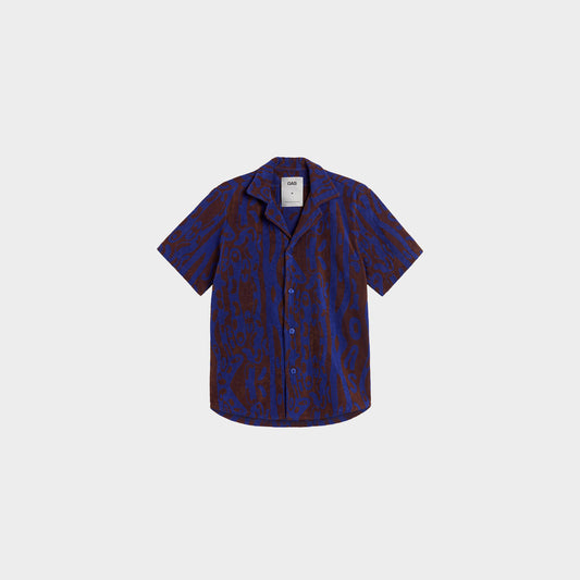 OAS Thenards Jiggle Cuba Terry Shirt in Farbe blue