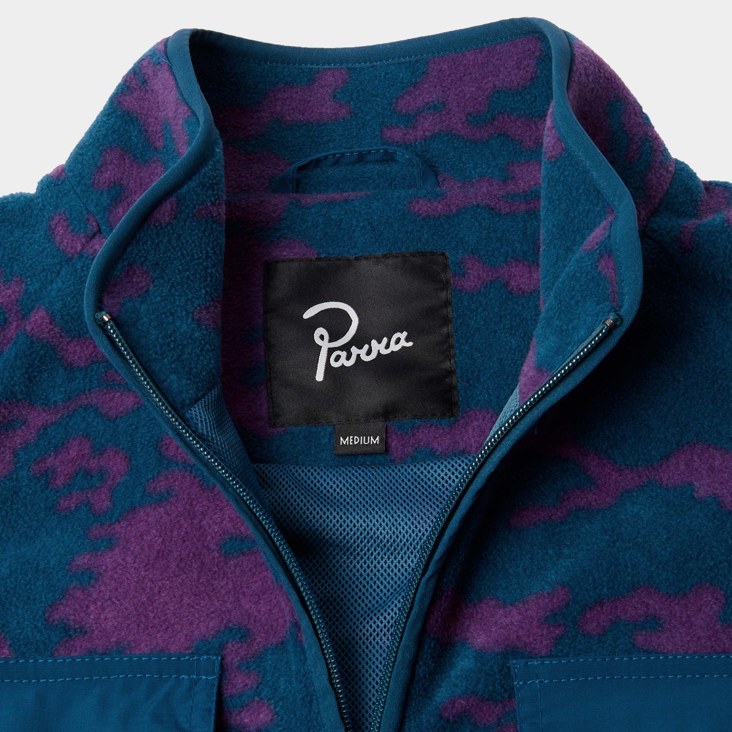 by Parra Purple Darwin Camo Fleece in Farbe blue