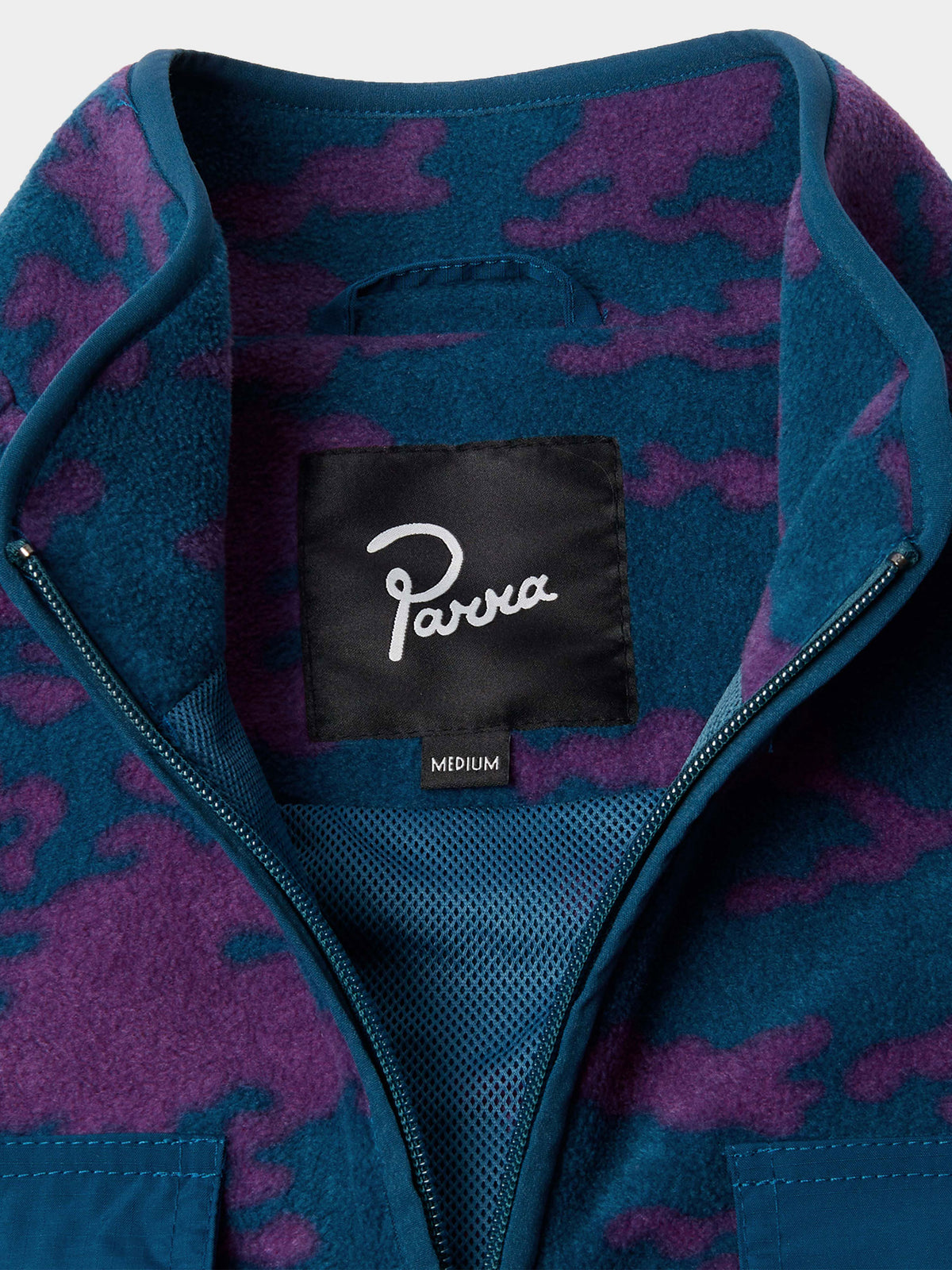 by Parra Purple Darwin Camo Fleece in Farbe blue