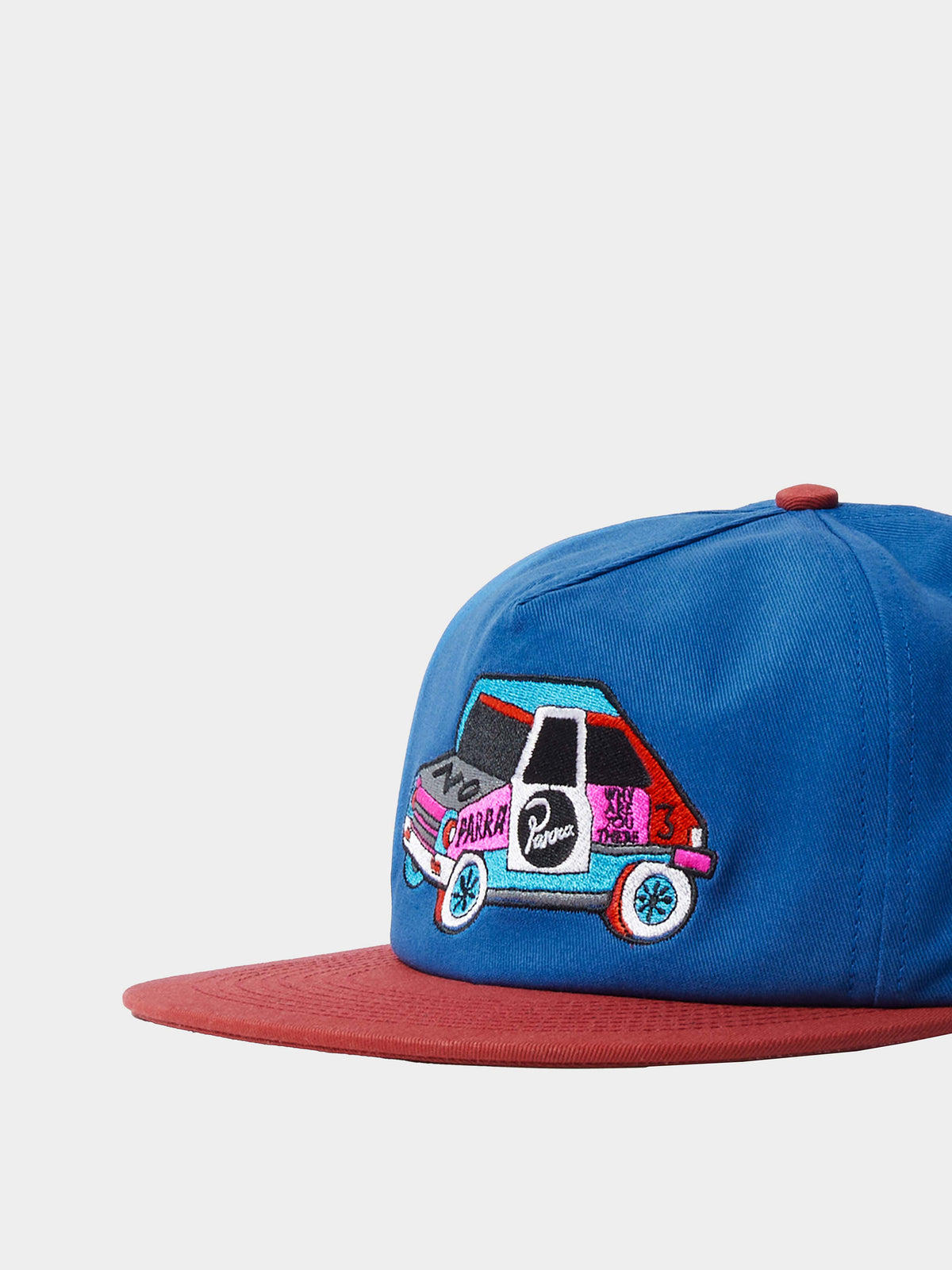 by Parra No Car 6 Panel Hat in Farbe blue