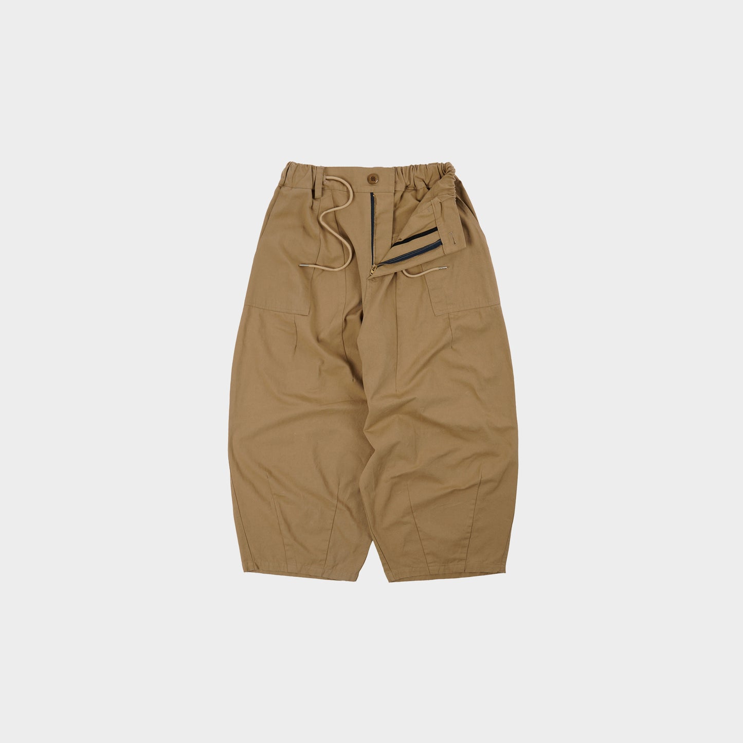Frizmworks Twill Balloon Pants in Farbe beige