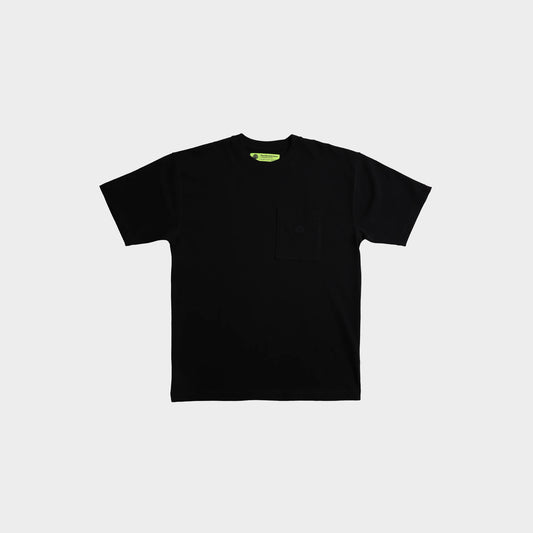 New Amsterdam Waxed Tee in Farbe black